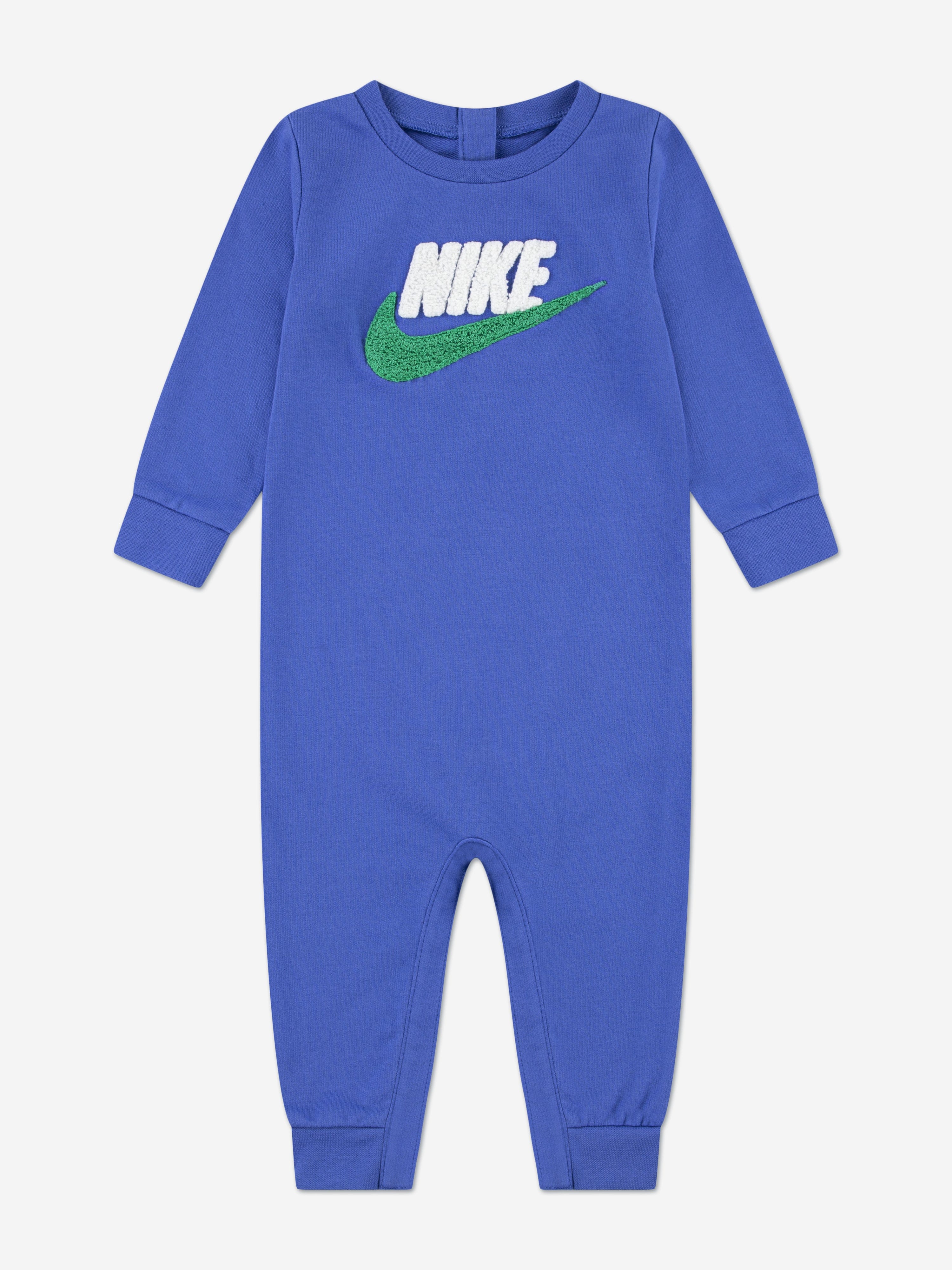 Nike Baby Club Chenille Coverall in Blue