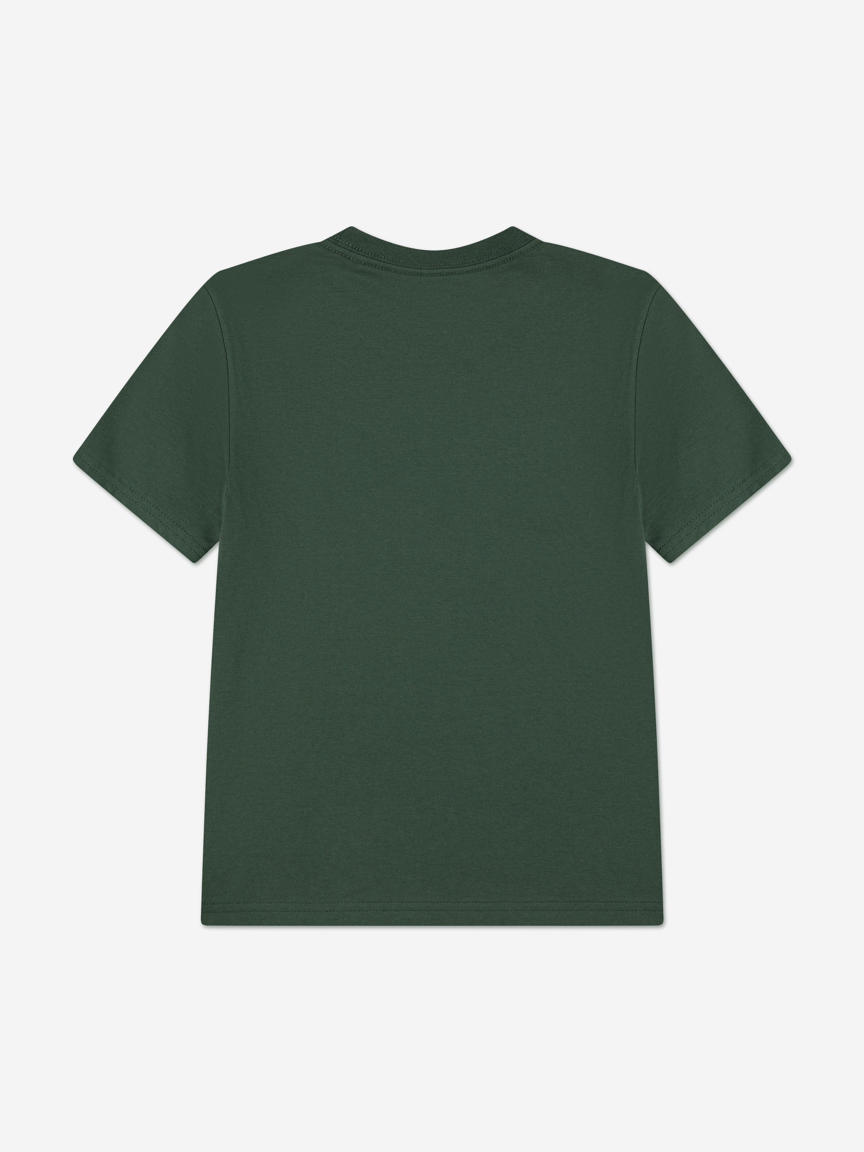 Nike Kids NSW Embroidered Futura T-Shirt in Green