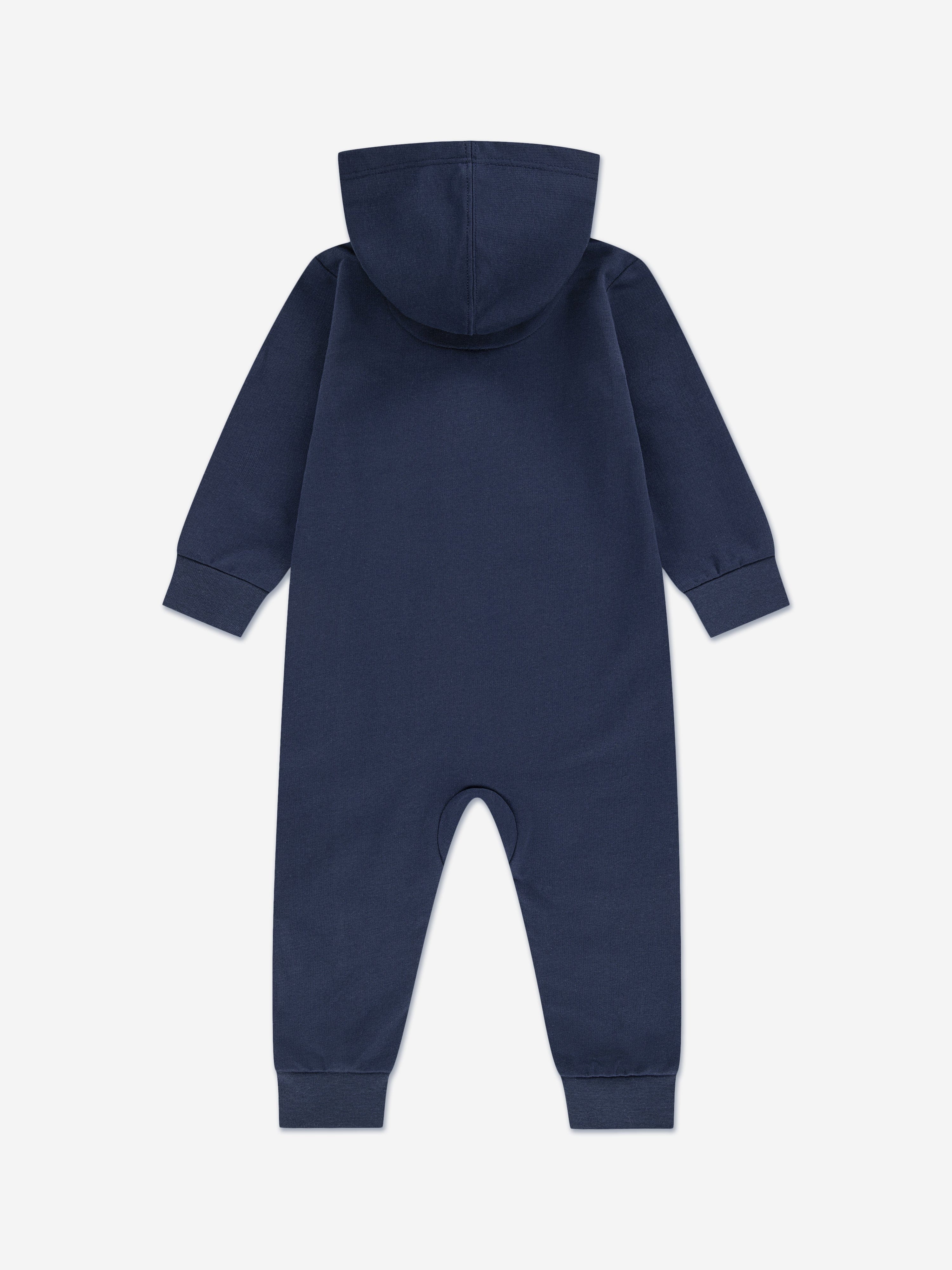 Nike Baby French Terry Coverall in Navy