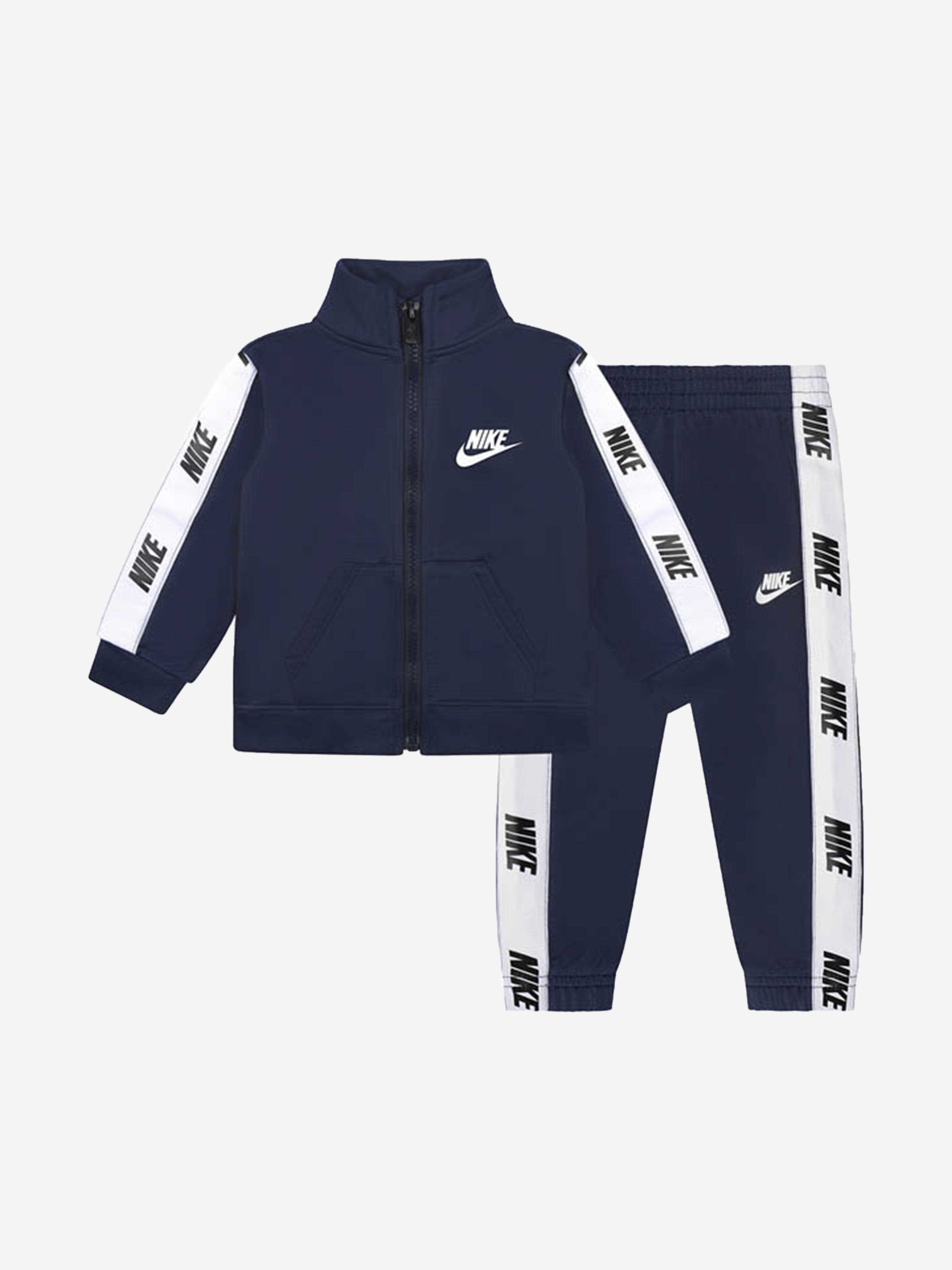 Nike Baby Boys Navy Tricot Tracksuit