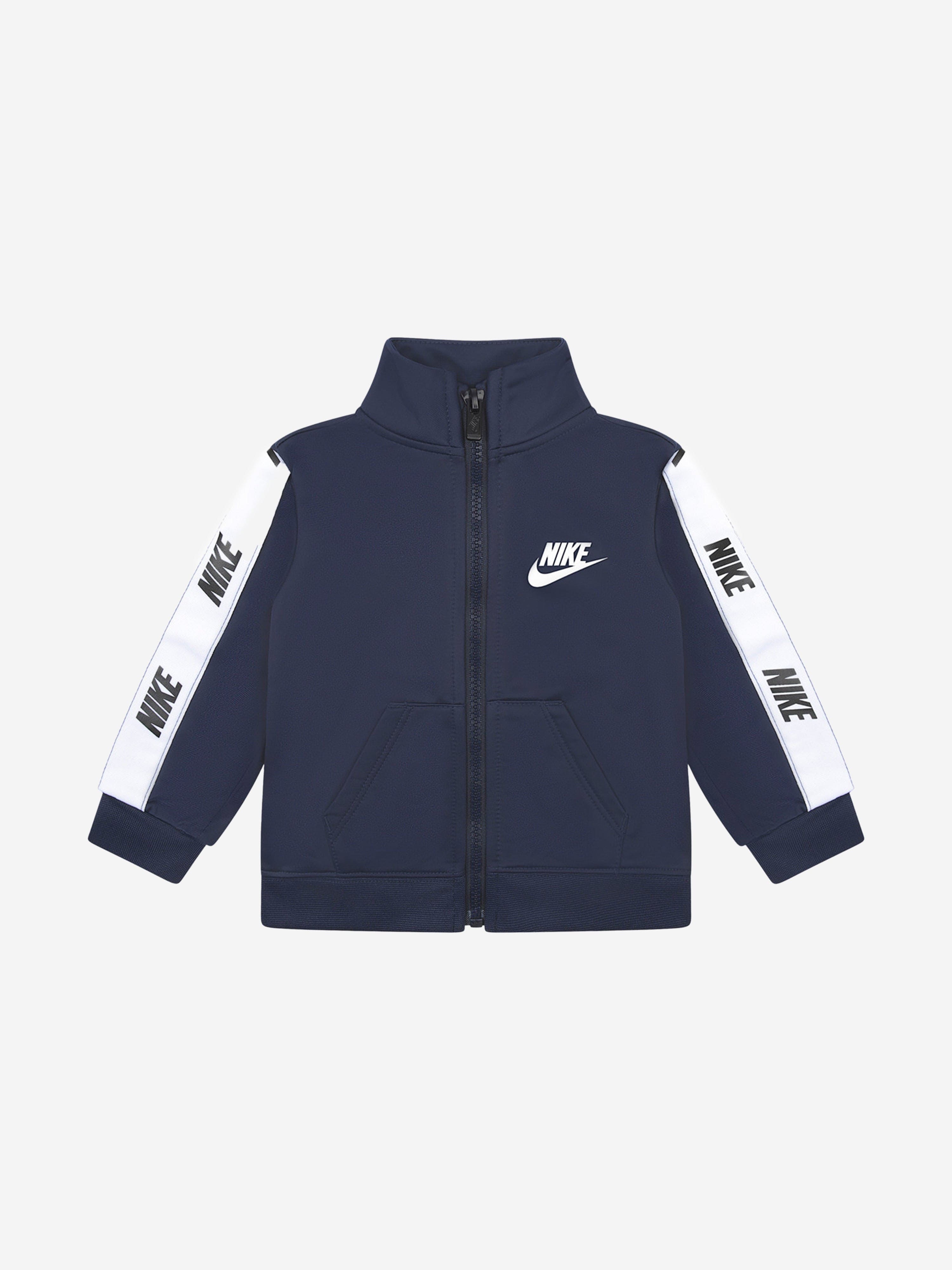 Nike Baby Boys Navy Tricot Tracksuit