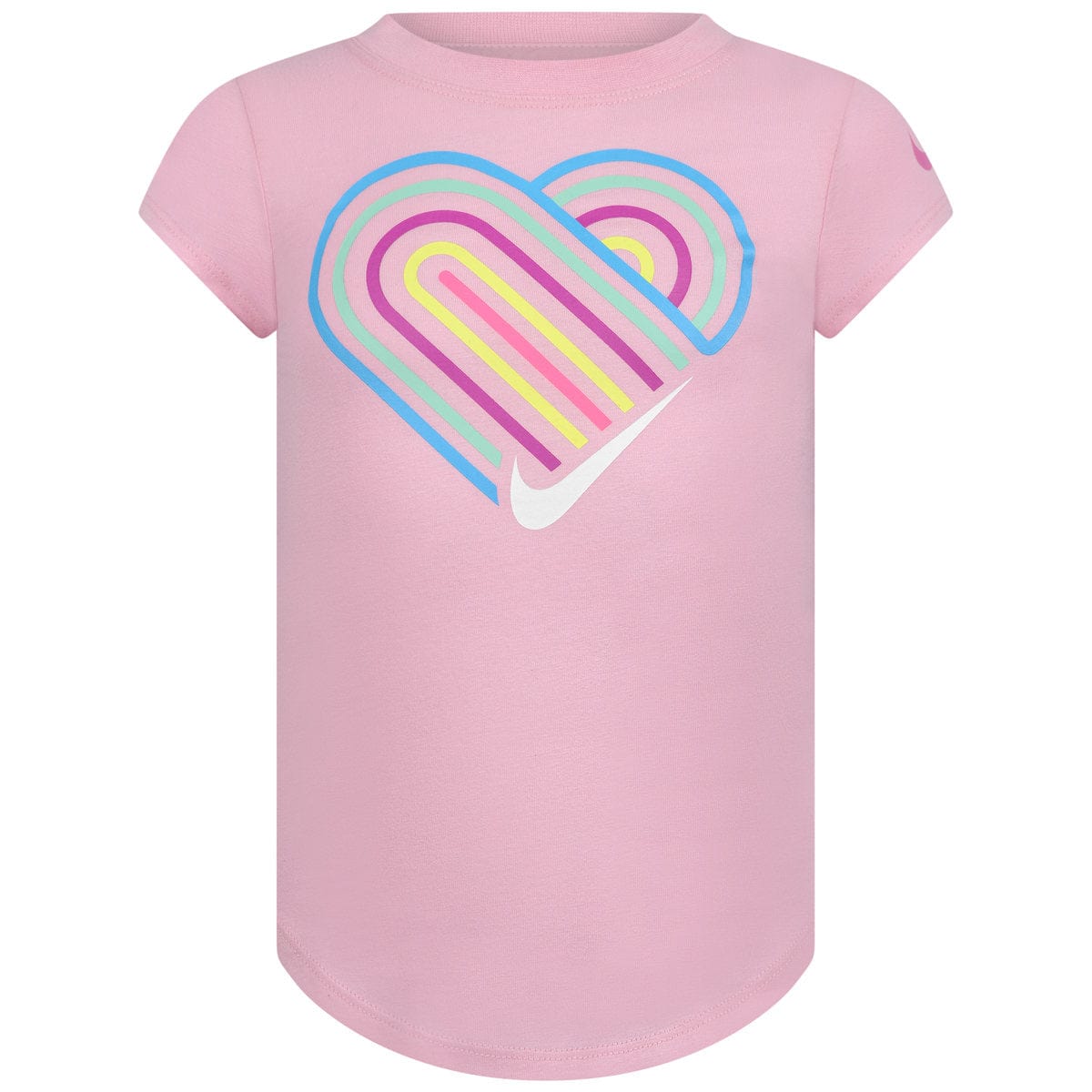 Nike Girls T-Shirt - Lined Heart Scoop T-Shirt