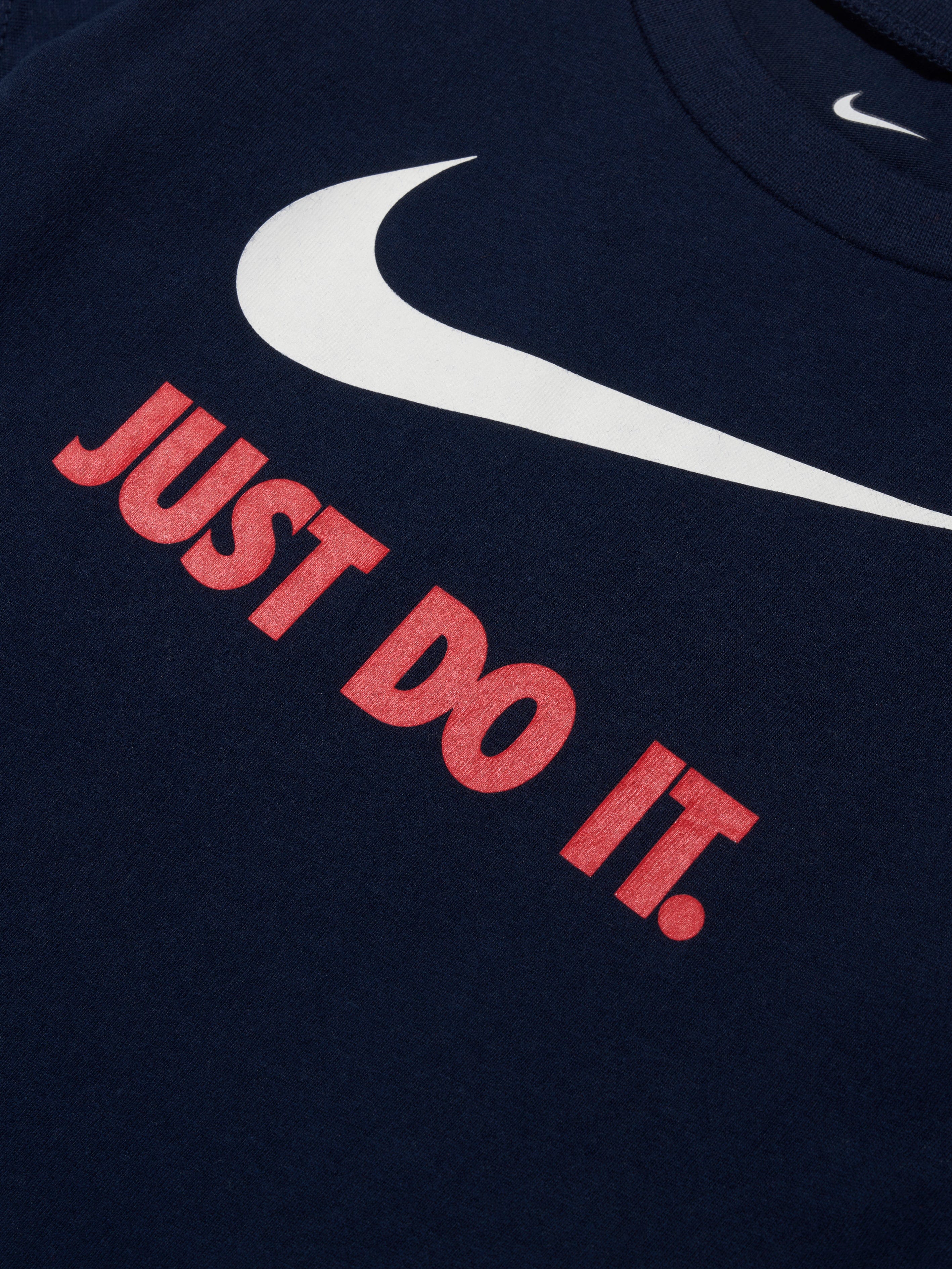 Nike Baby Boys JDI Swoosh T-Shirt in Navy