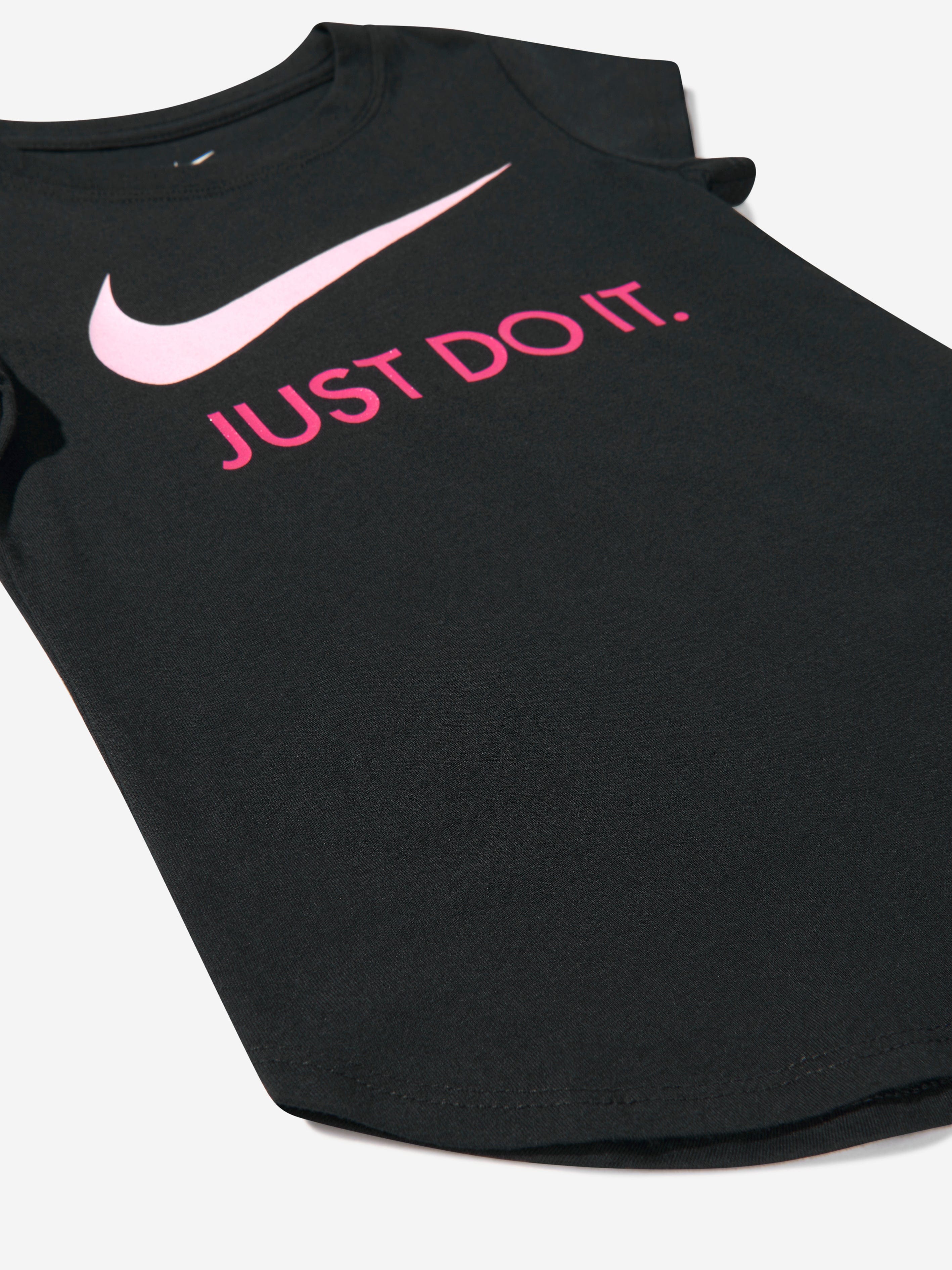 Nike Girls Cotton Jersey T-Shirt