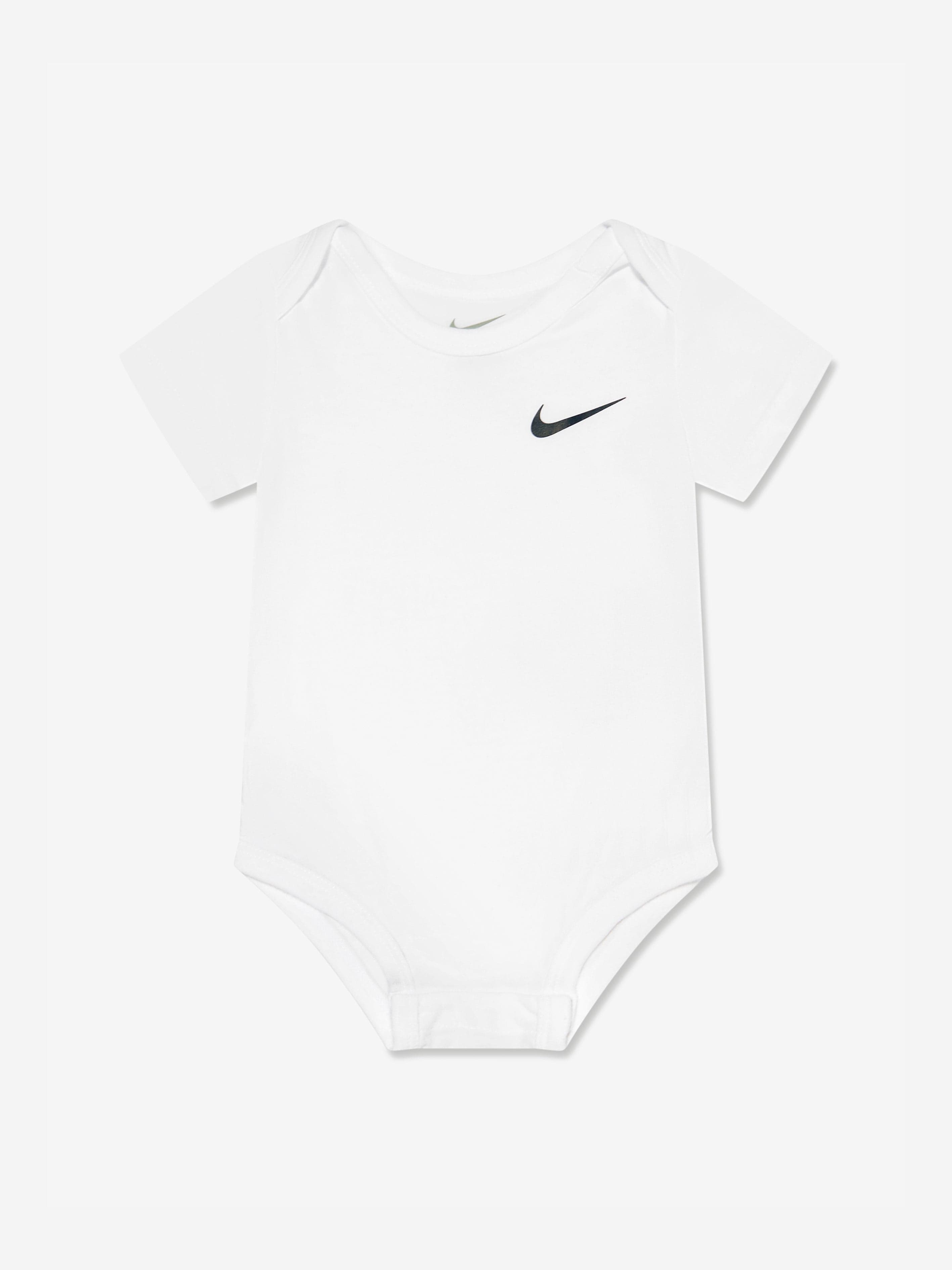 Nike Baby Girls 3 Pack Swoosh Bodysuit Set in Multicolour