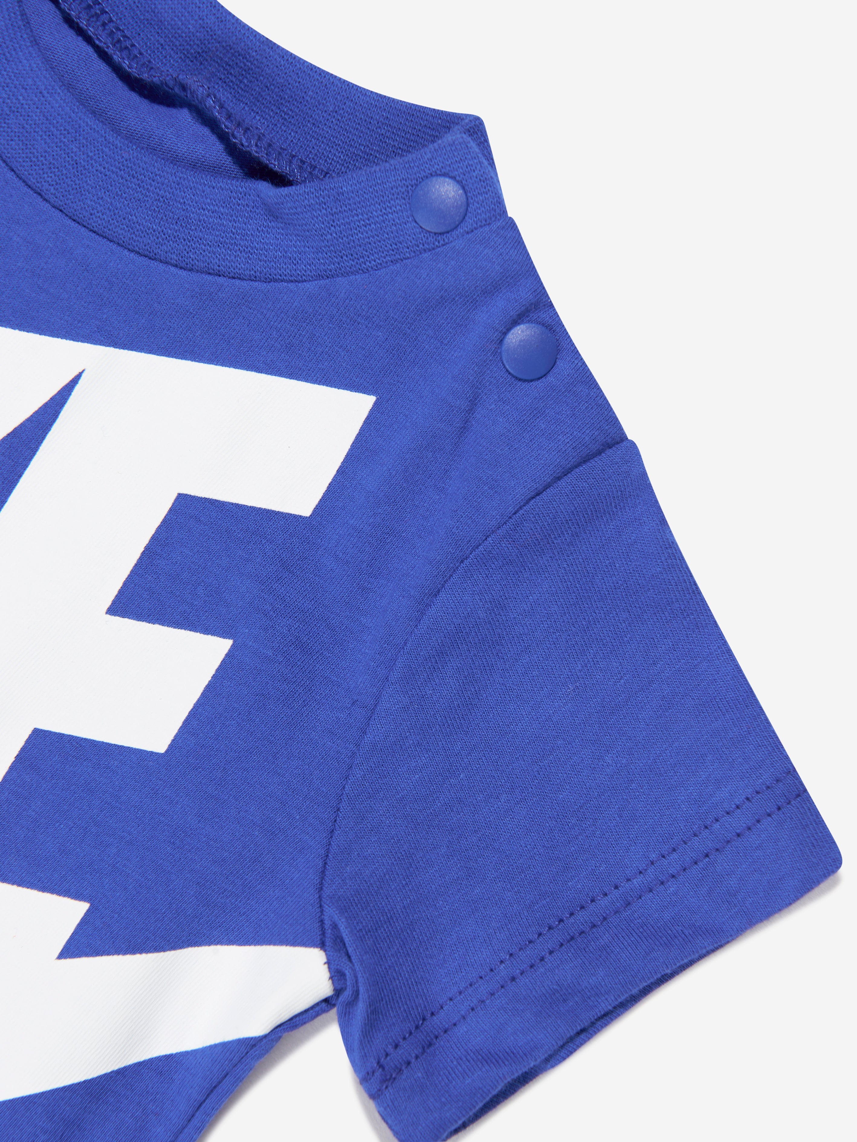 Nike Baby Boys Futura Romper in Blue