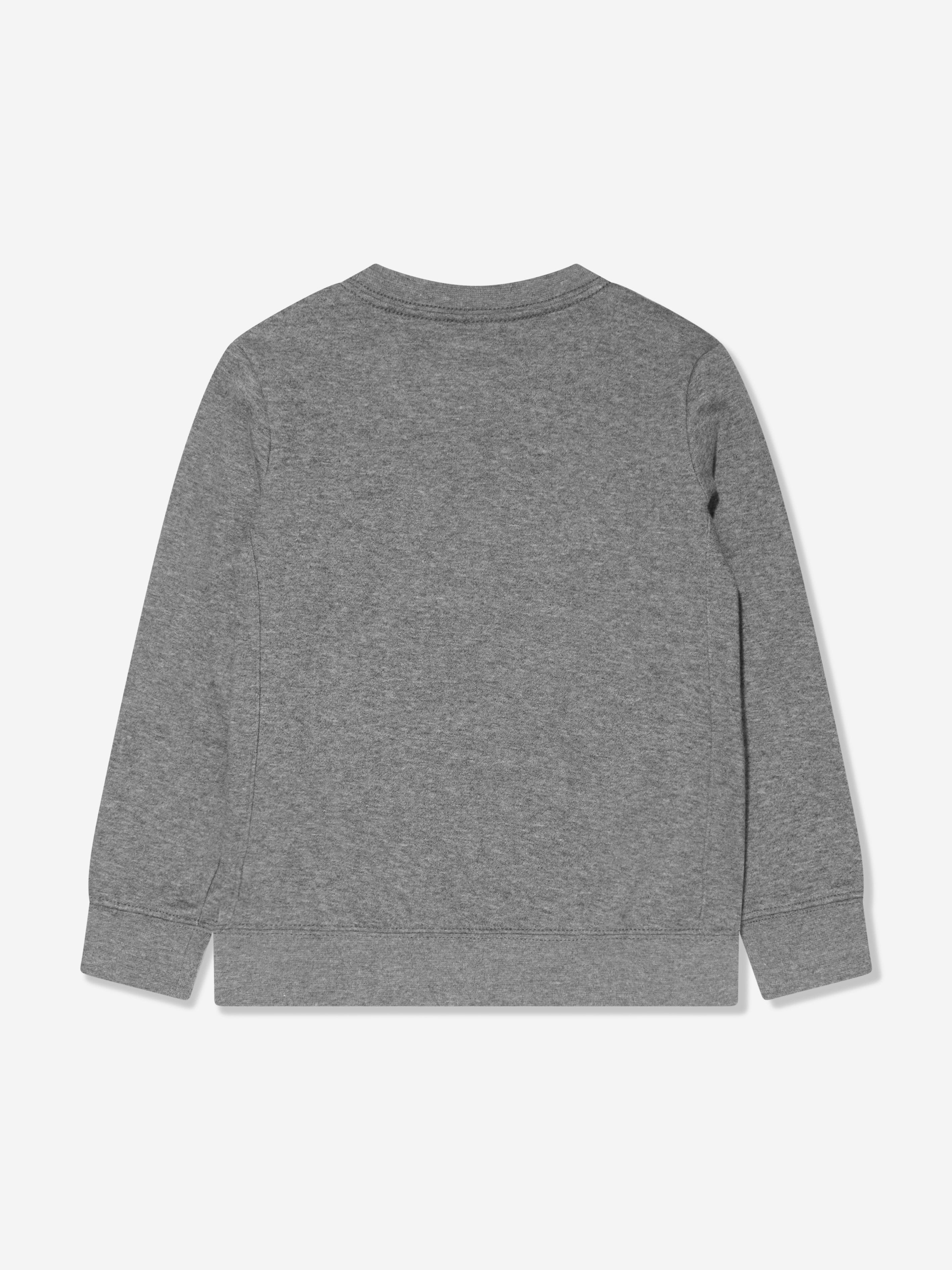 Nike Boys Club HBR Fleece Sweatshirt in Grey