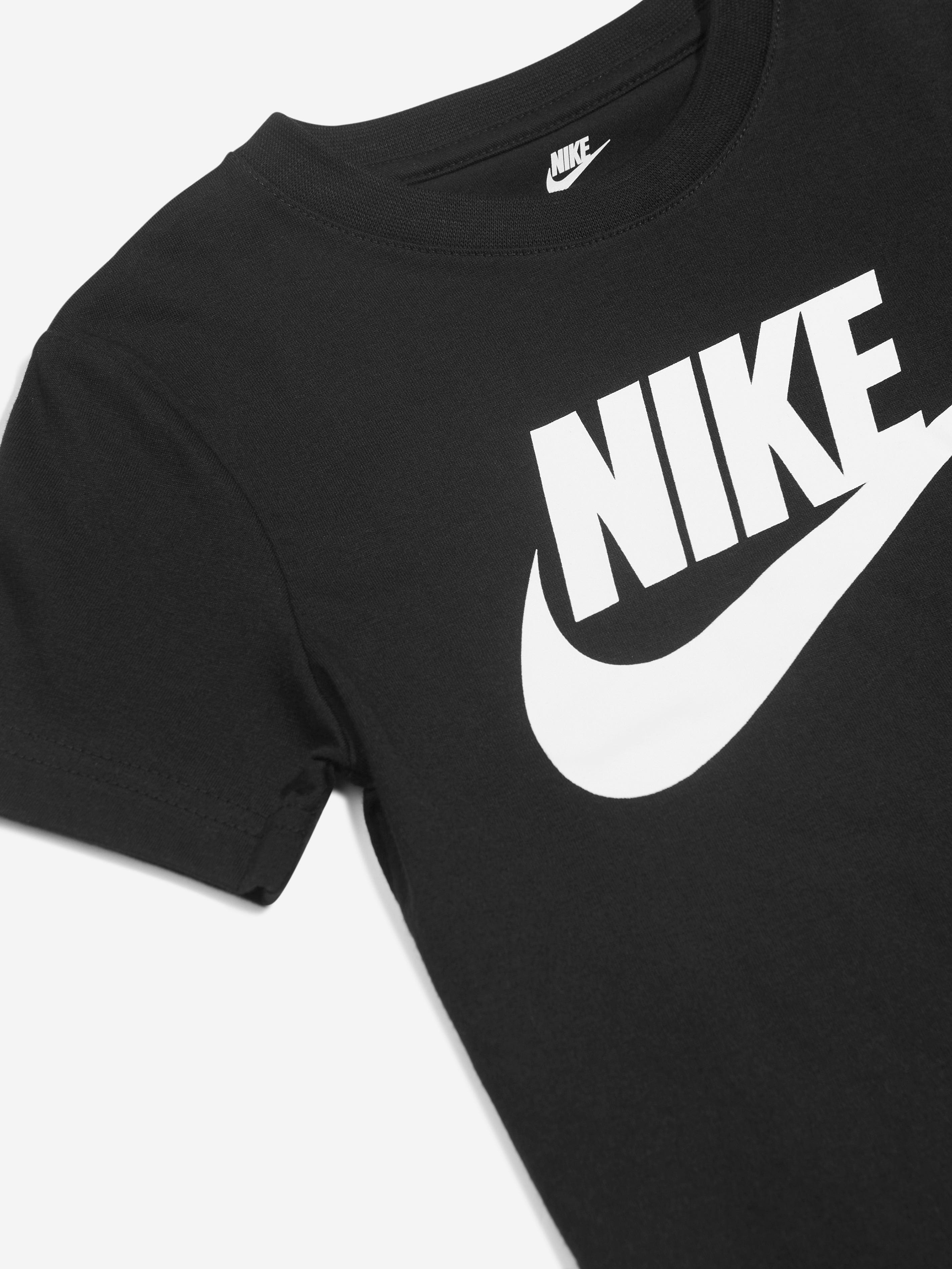 Nike Boys Futura T-Shirt in Black