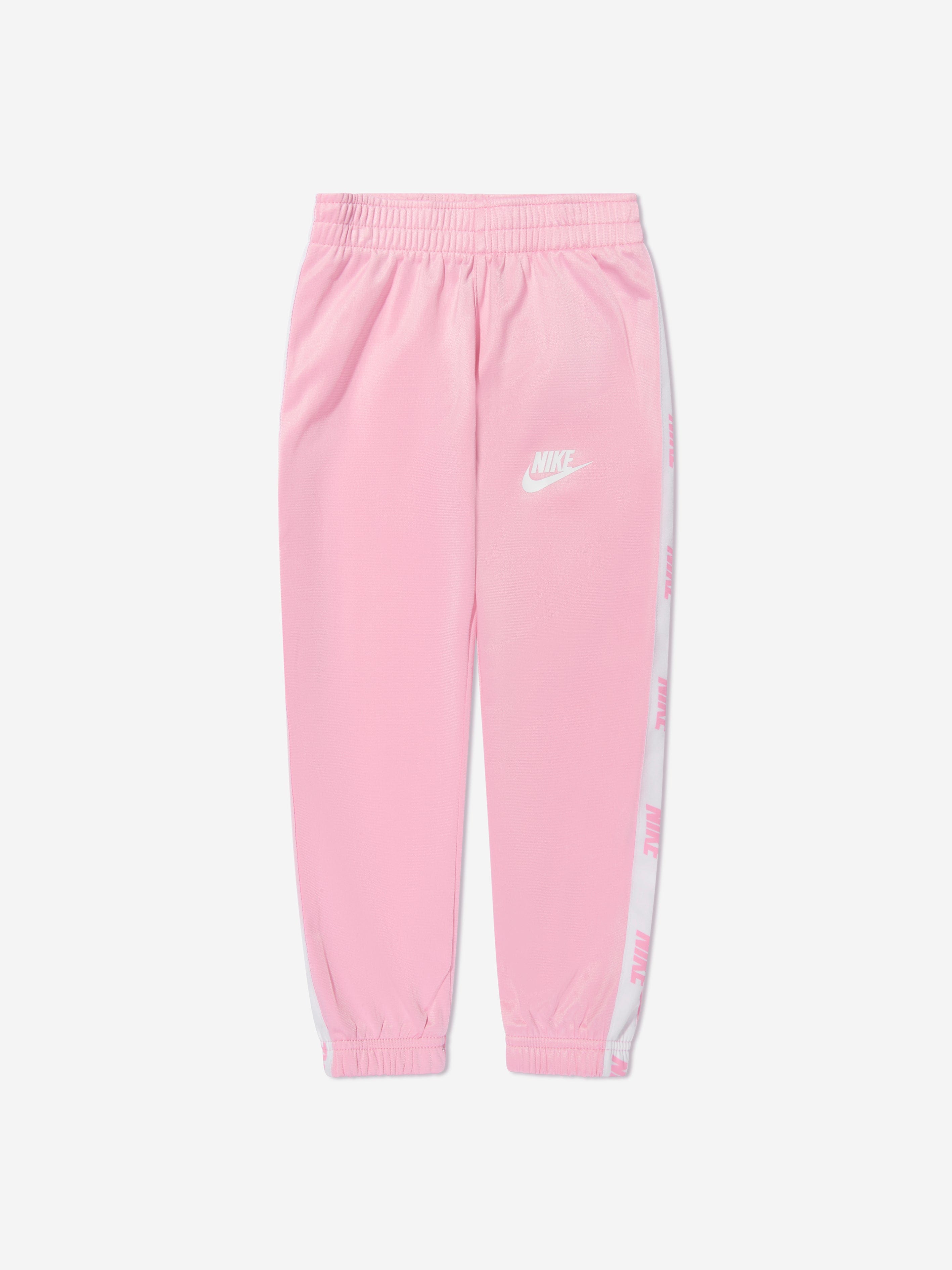 Nike Girls NSW Logo Tracksuit in Pink