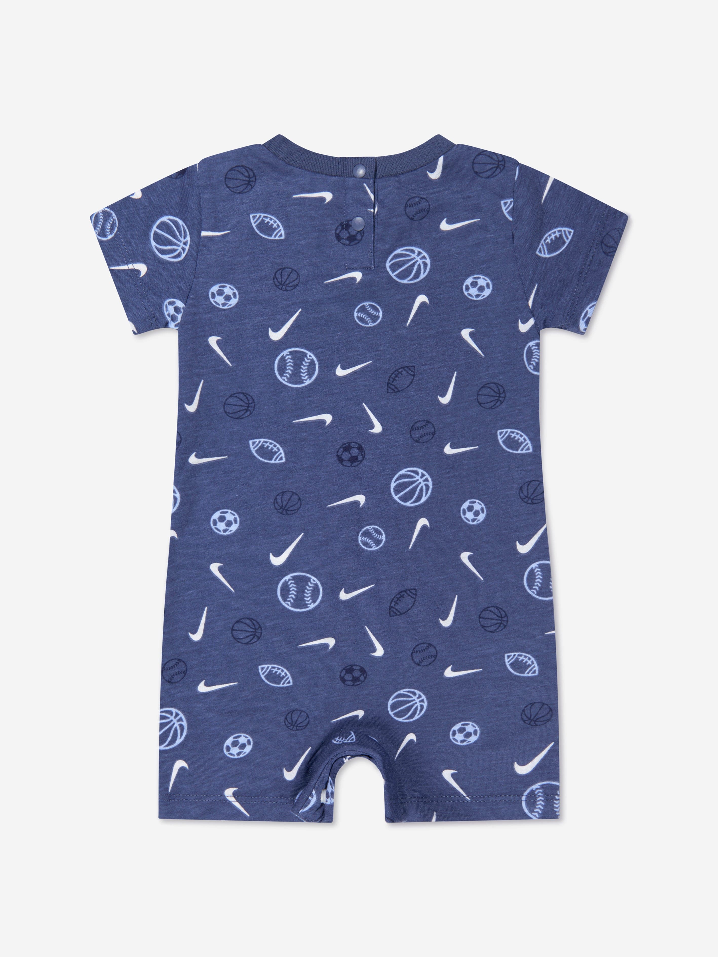 Nike Baby Boys Sportball Romper in Blue