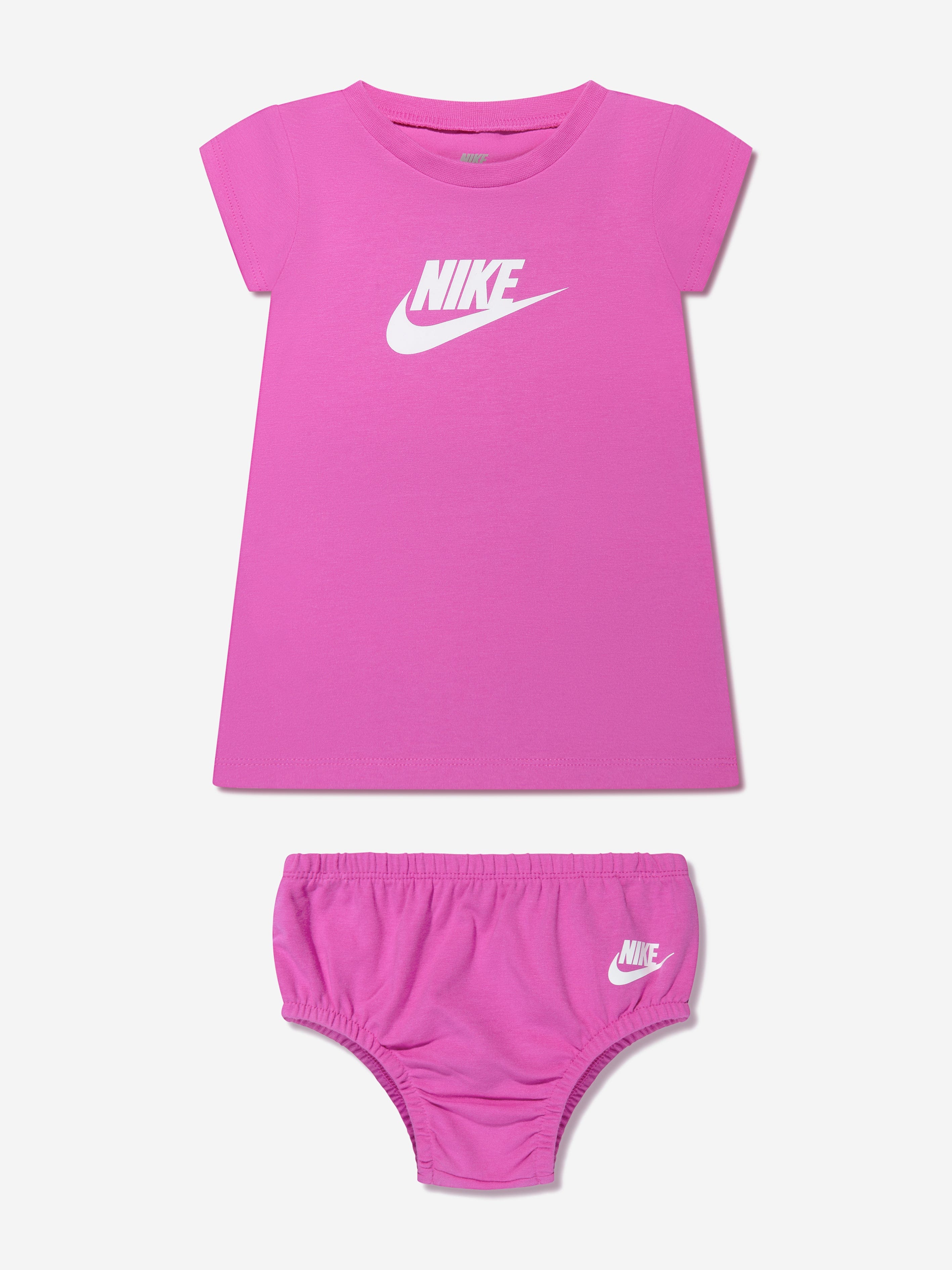 Nike Girls Club Dress in Pink