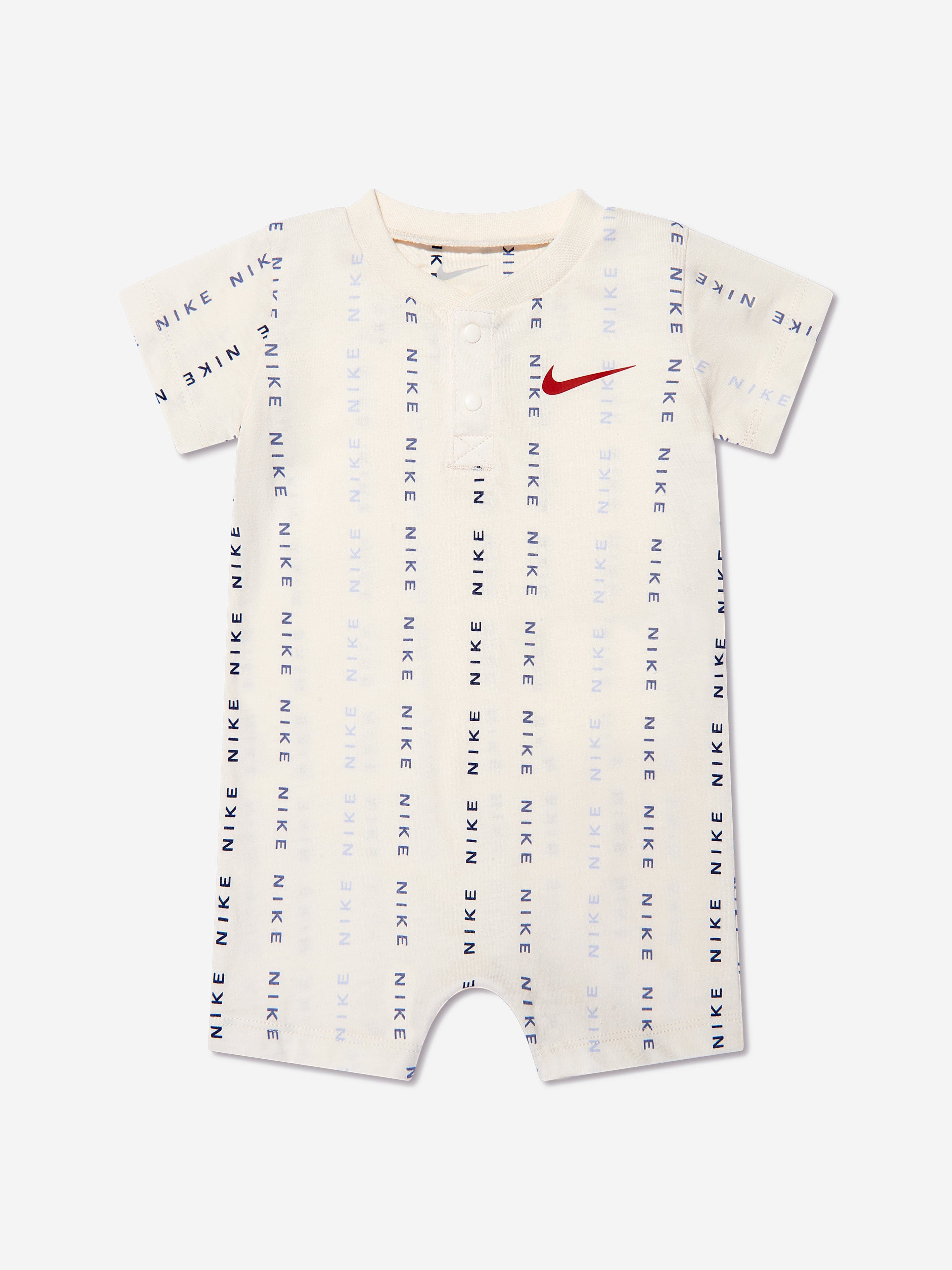 Nike Baby Boys Fastball Jersey Romper in Ivory