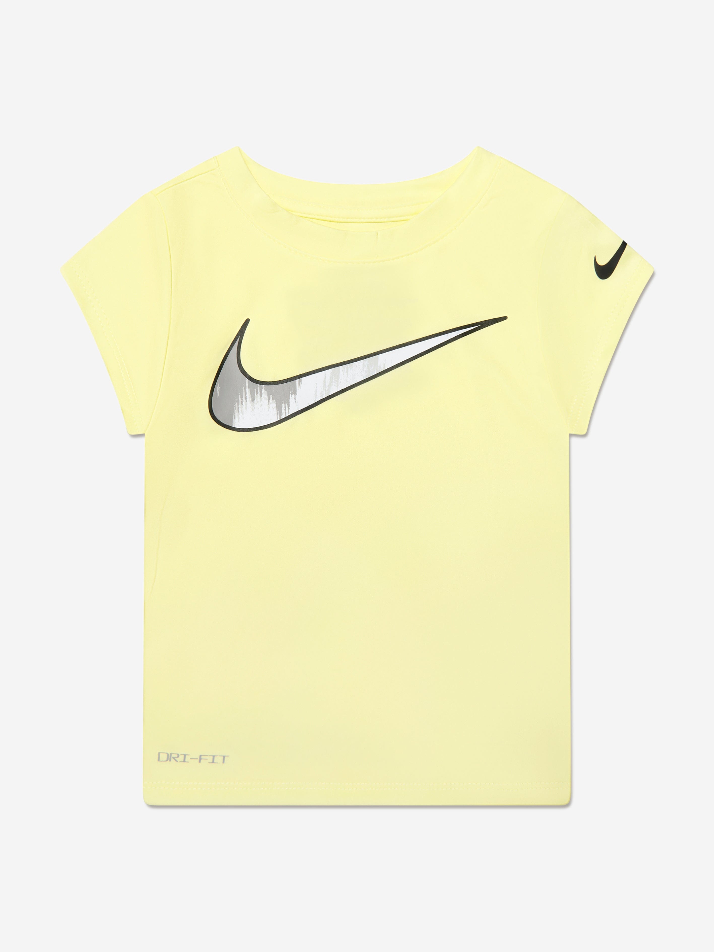 Nike Girls T-Shirt And Sprinter Shorts Set in White