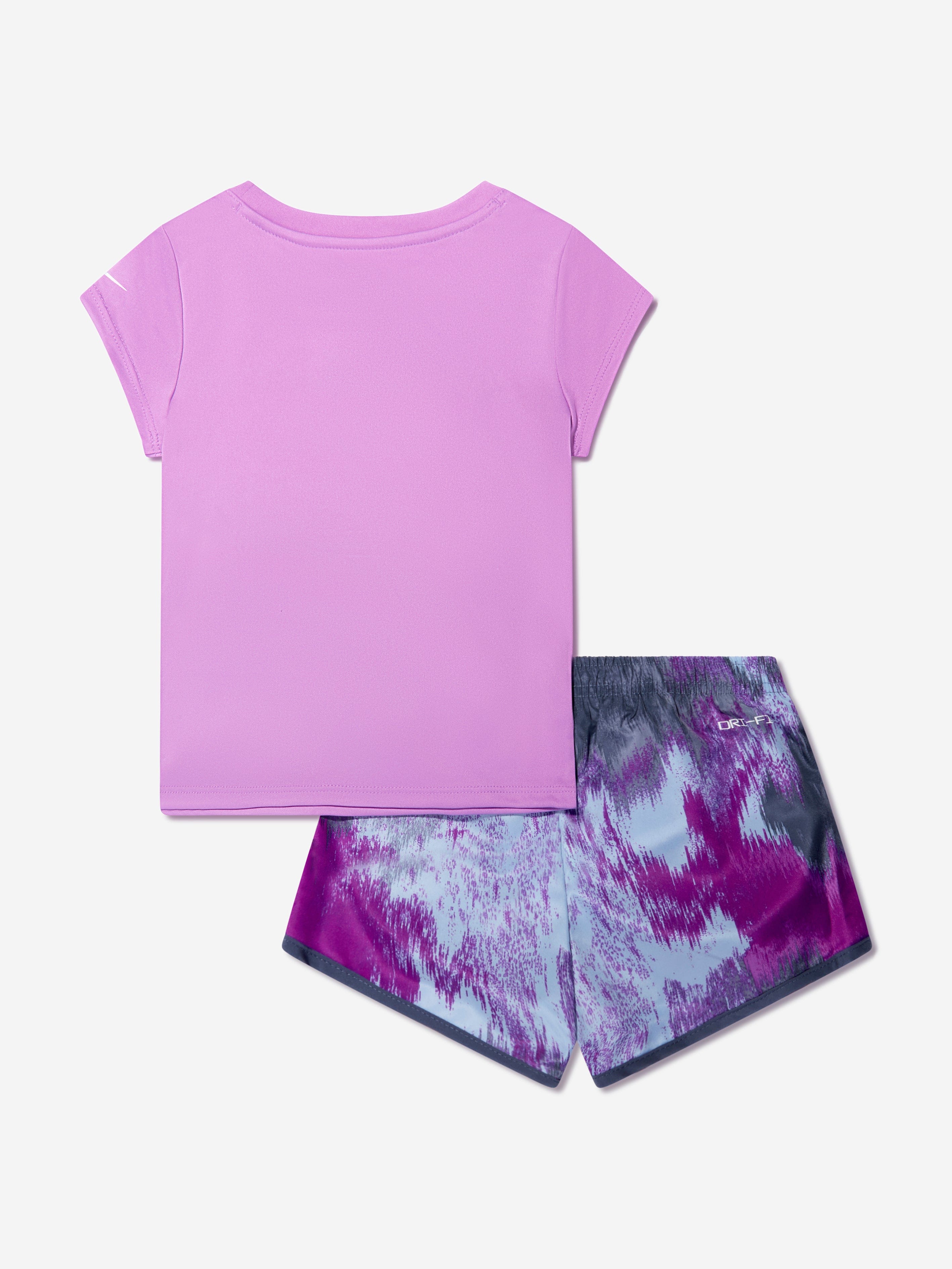 Nike Girls T-Shirt And Sprinter Shorts Set in Blue