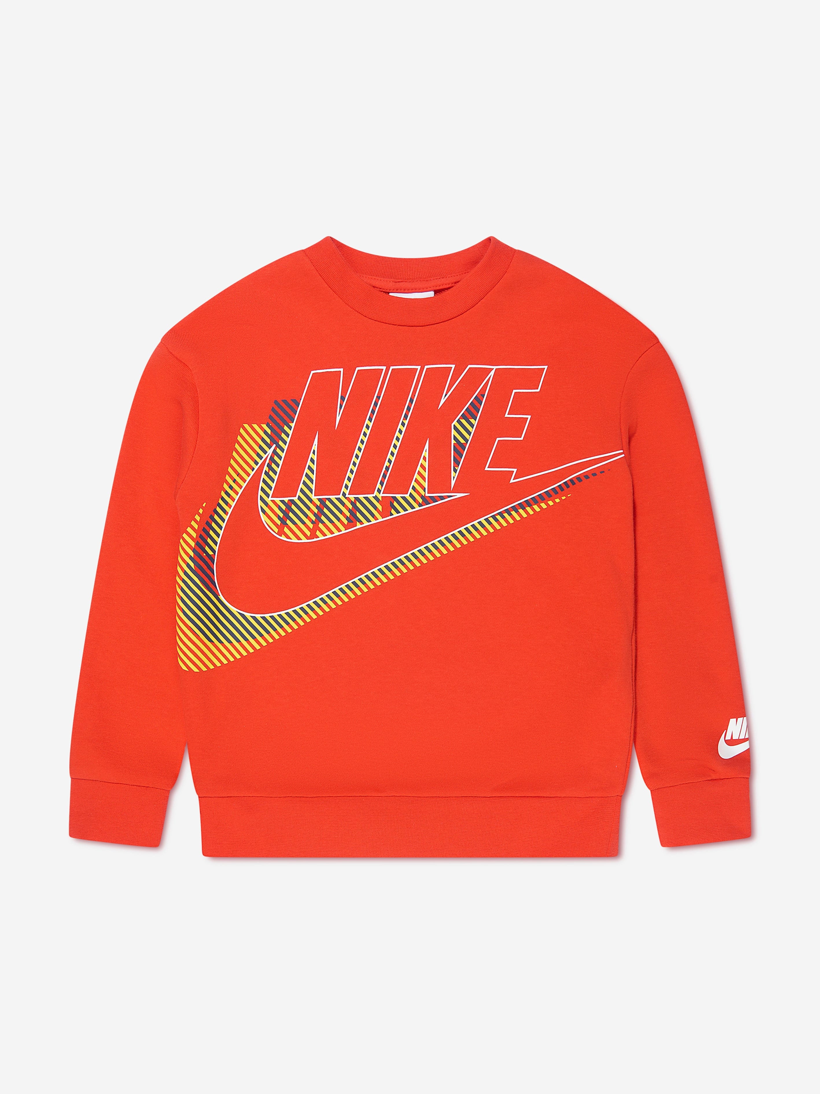 Nike Boys Active Joy Sweatshirt in Red