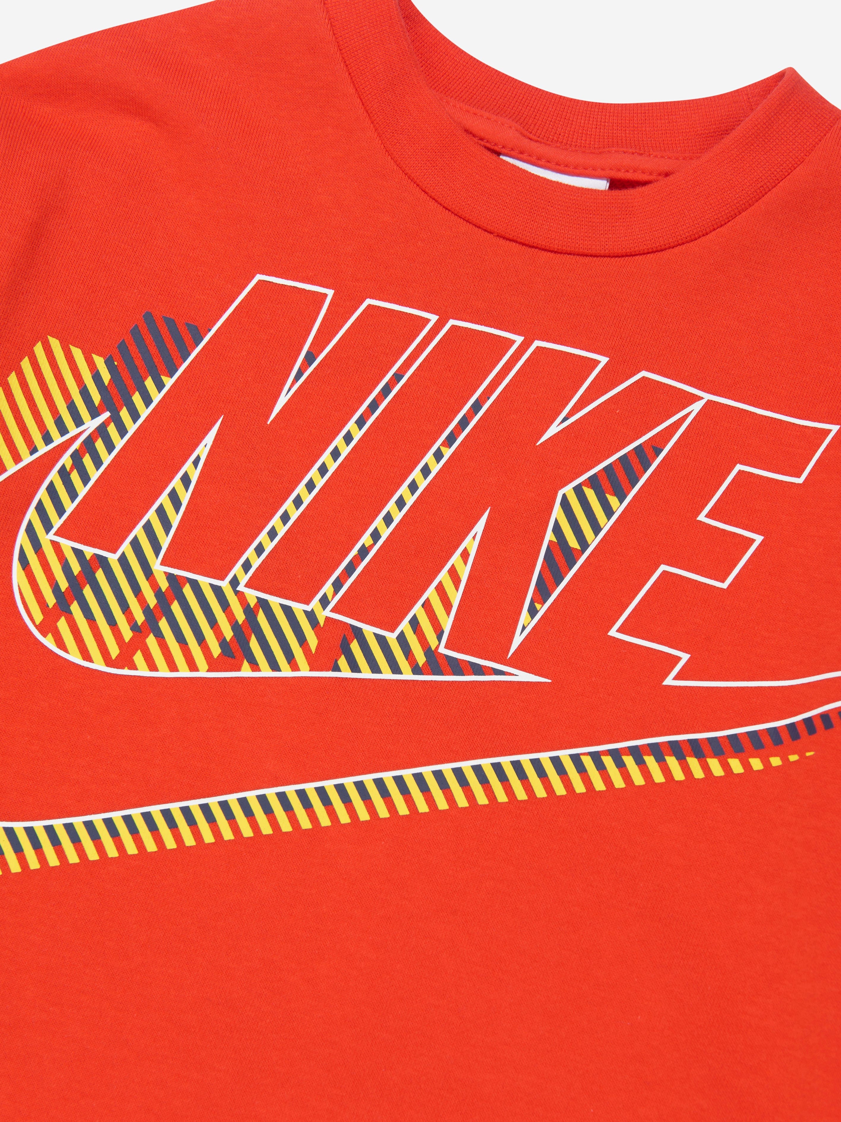 Nike Boys Active Joy Sweatshirt in Red