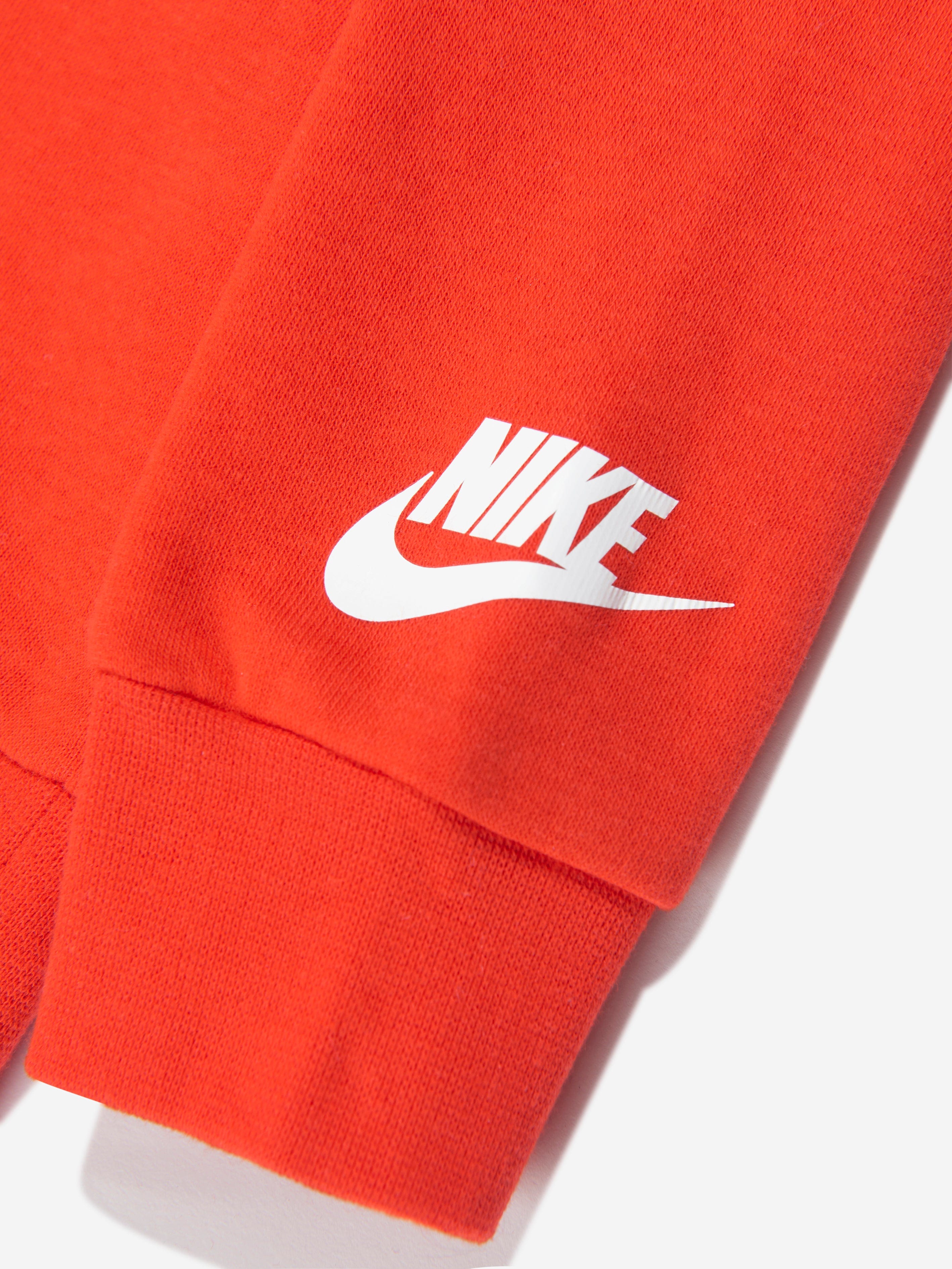 Nike Boys Active Joy Sweatshirt in Red