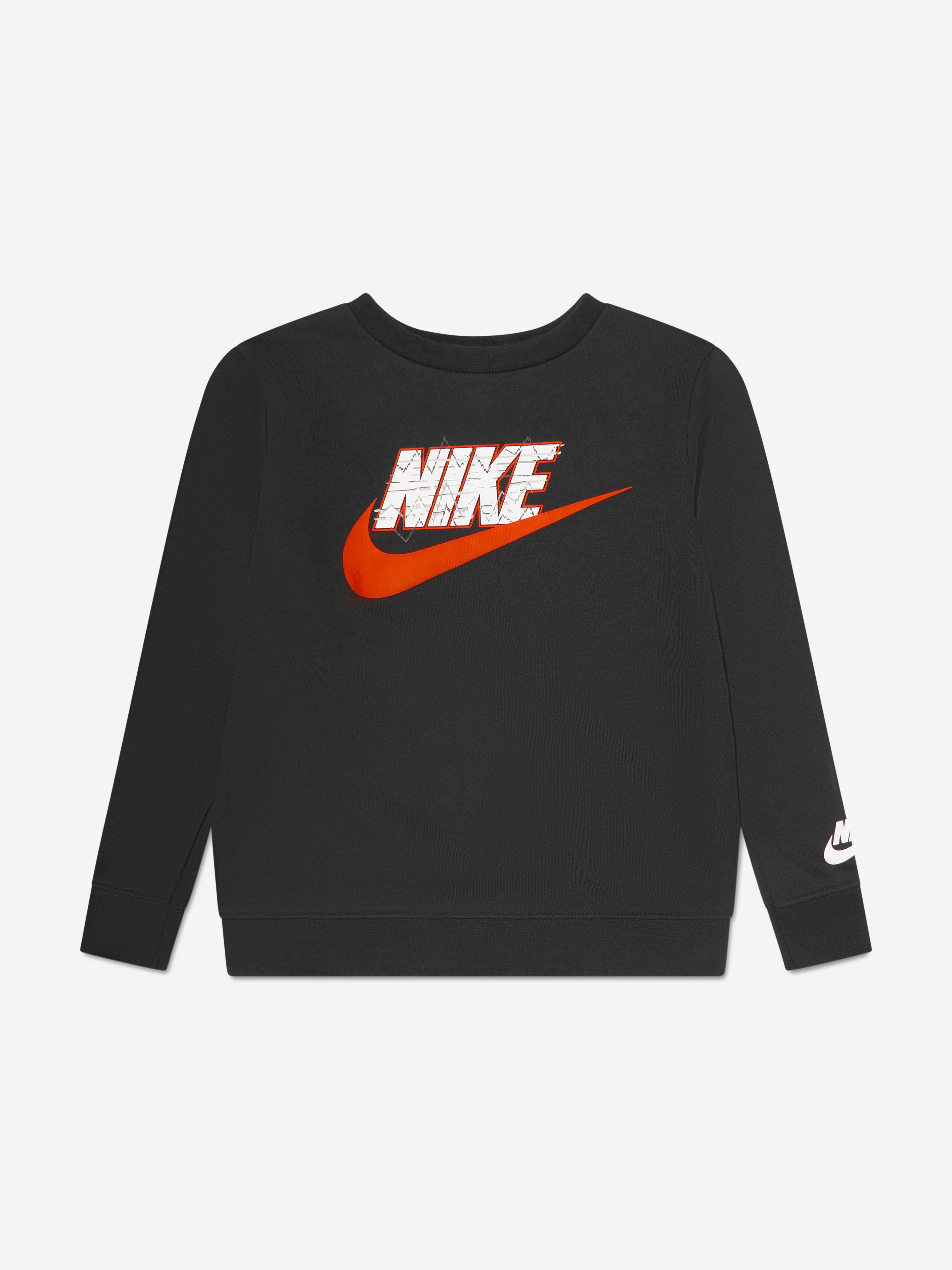 Nike Boys Logo Tracksuit in Black