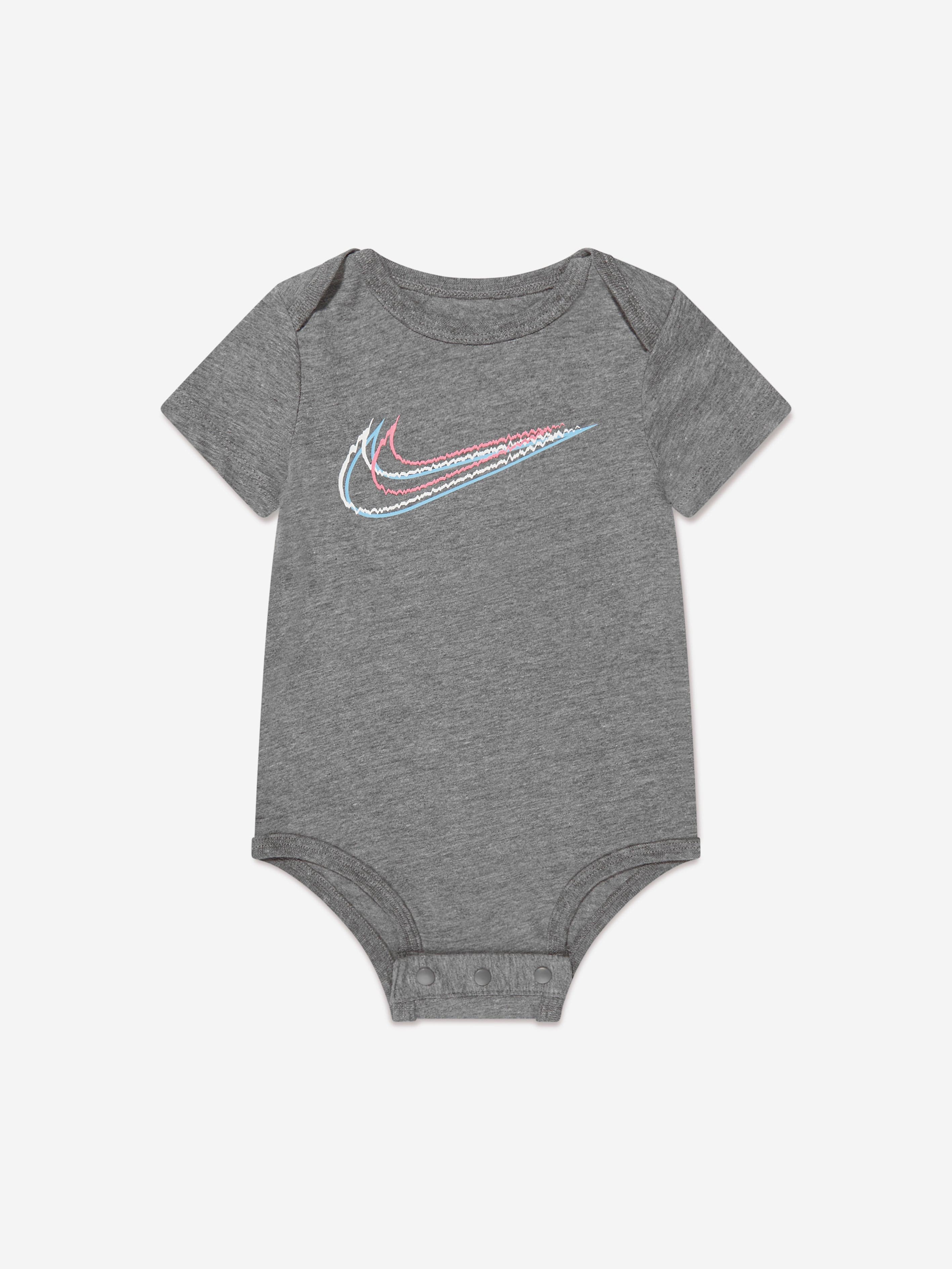 Nike Baby Boys 3 Pack Bodysuit Set in Blue