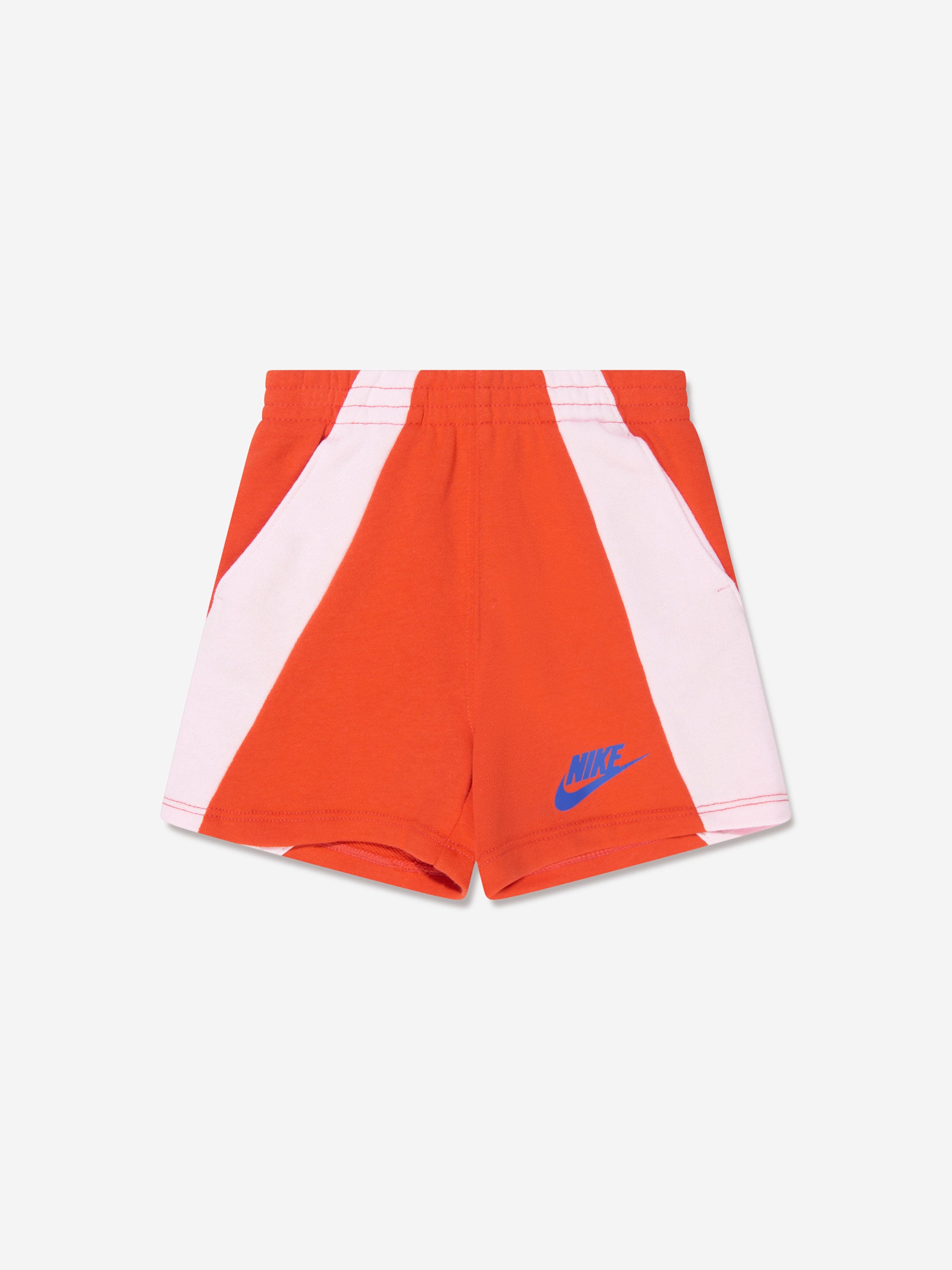 Nike Girls Swoosh Shorts in Red