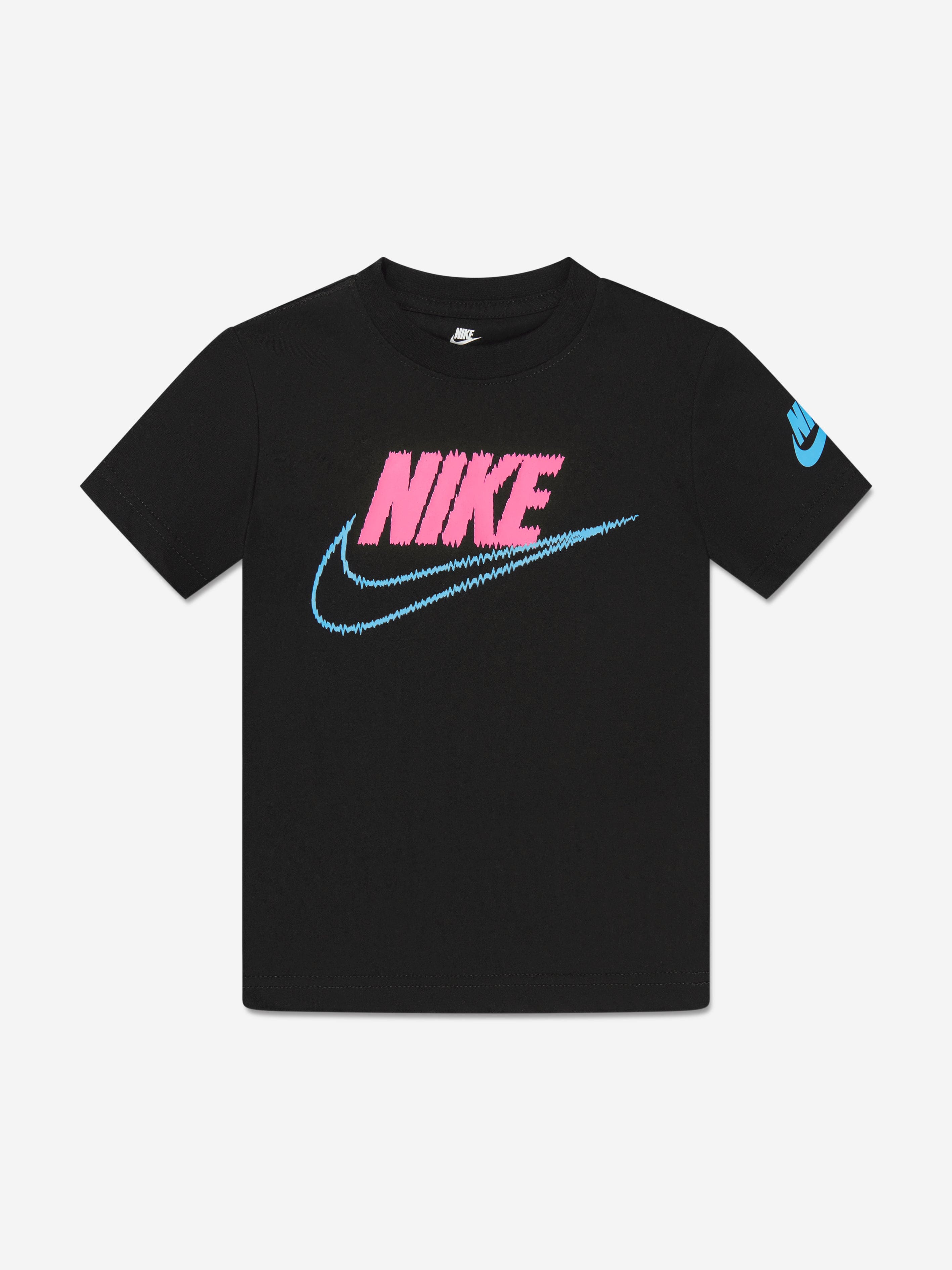 Nike Boys Static Futura T-Shirt in Black