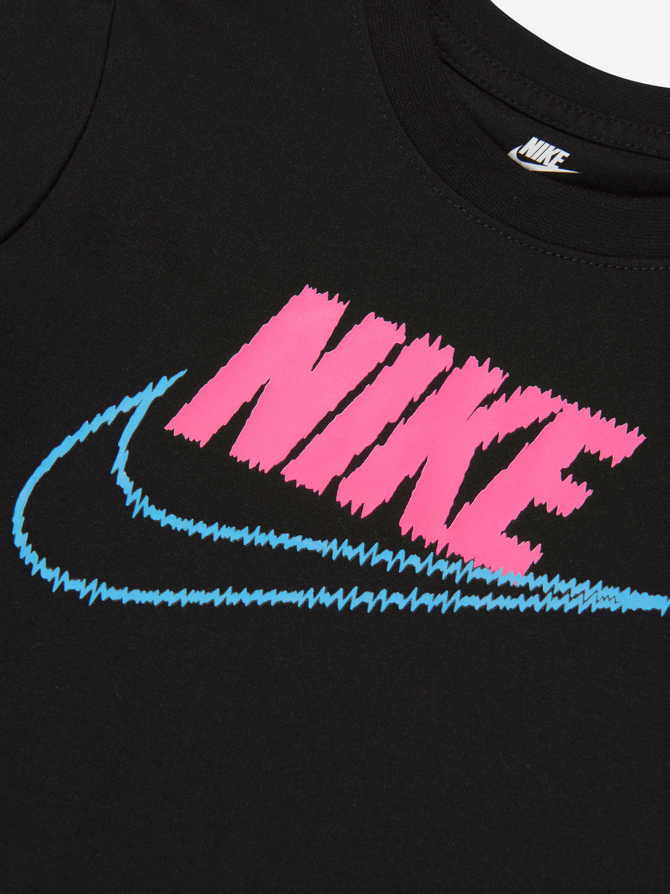 Nike Boys Static Futura T-Shirt in Black