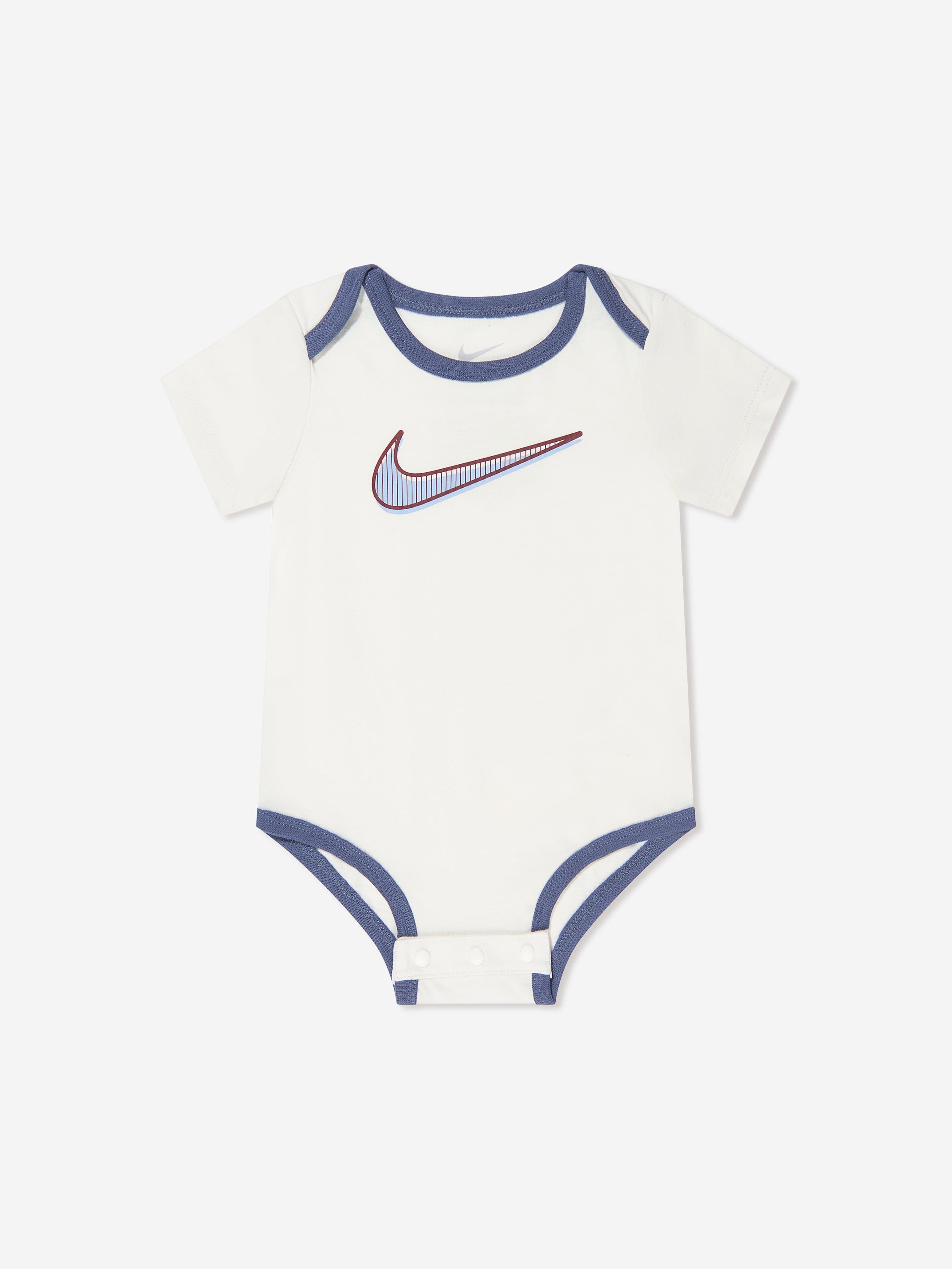 Nike Baby Boys 3 Pack Bodysuit Set in Blue