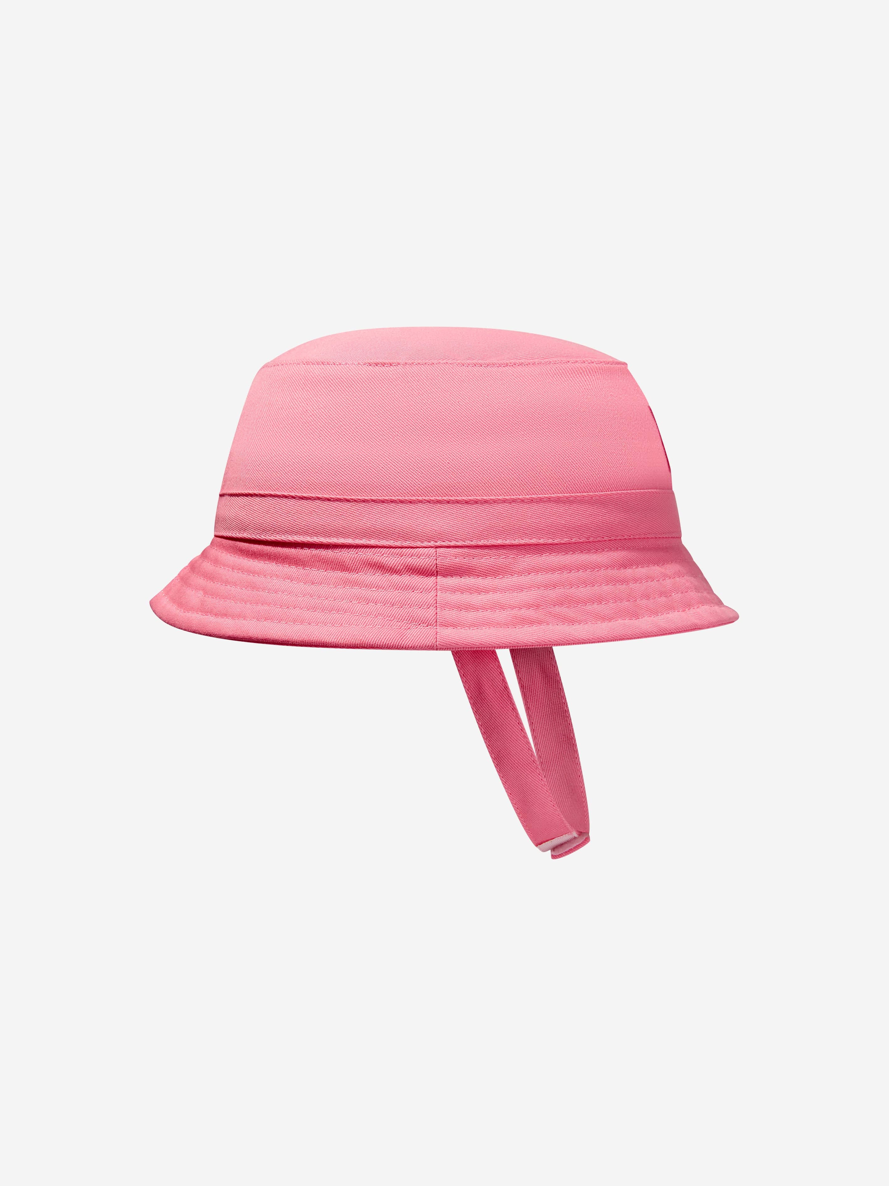 Nike Girls Logo Bucket Hat in Pink