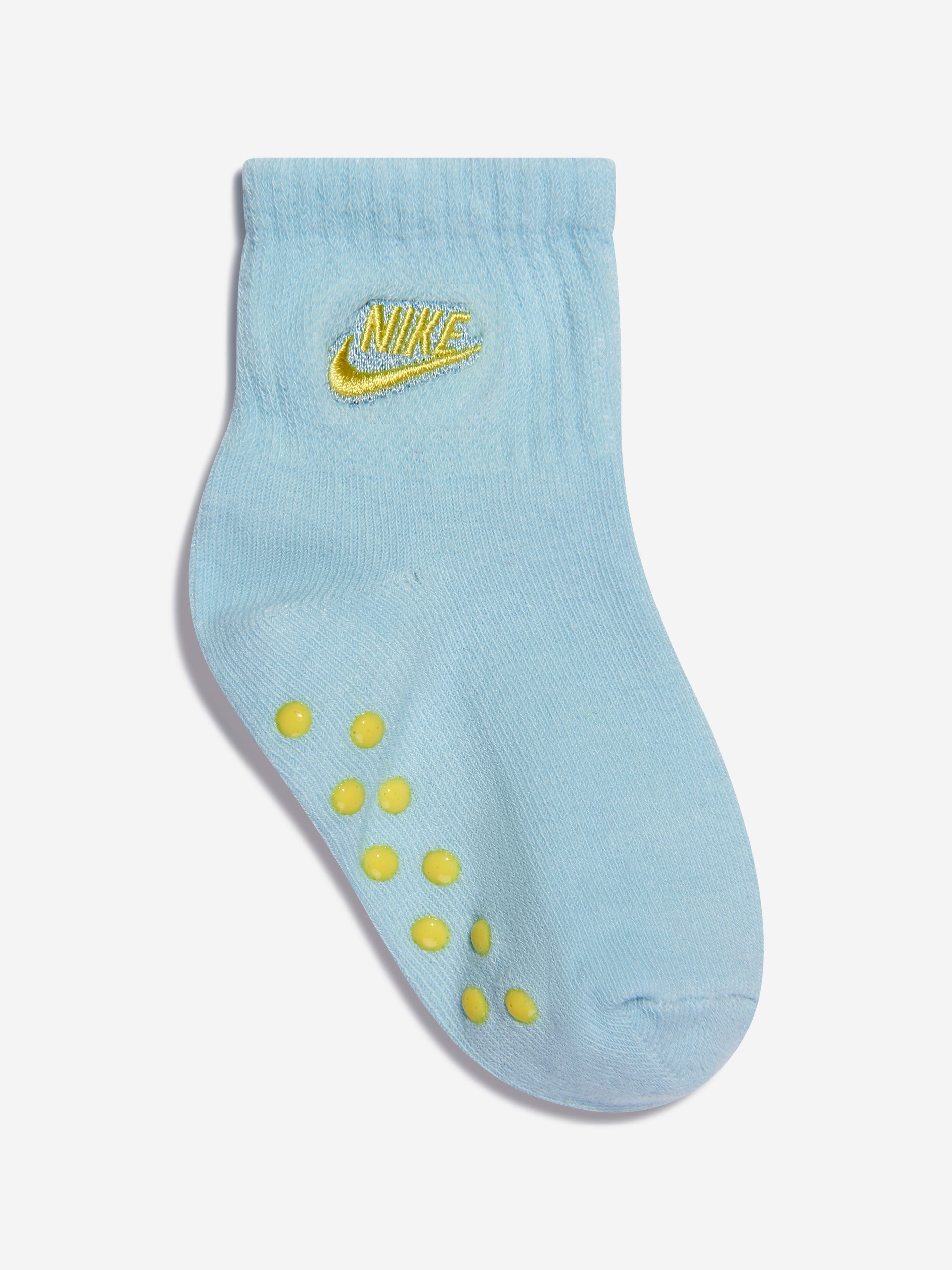 Nike Baby Boys Futura 3 Pack Ankle Socks in Blue