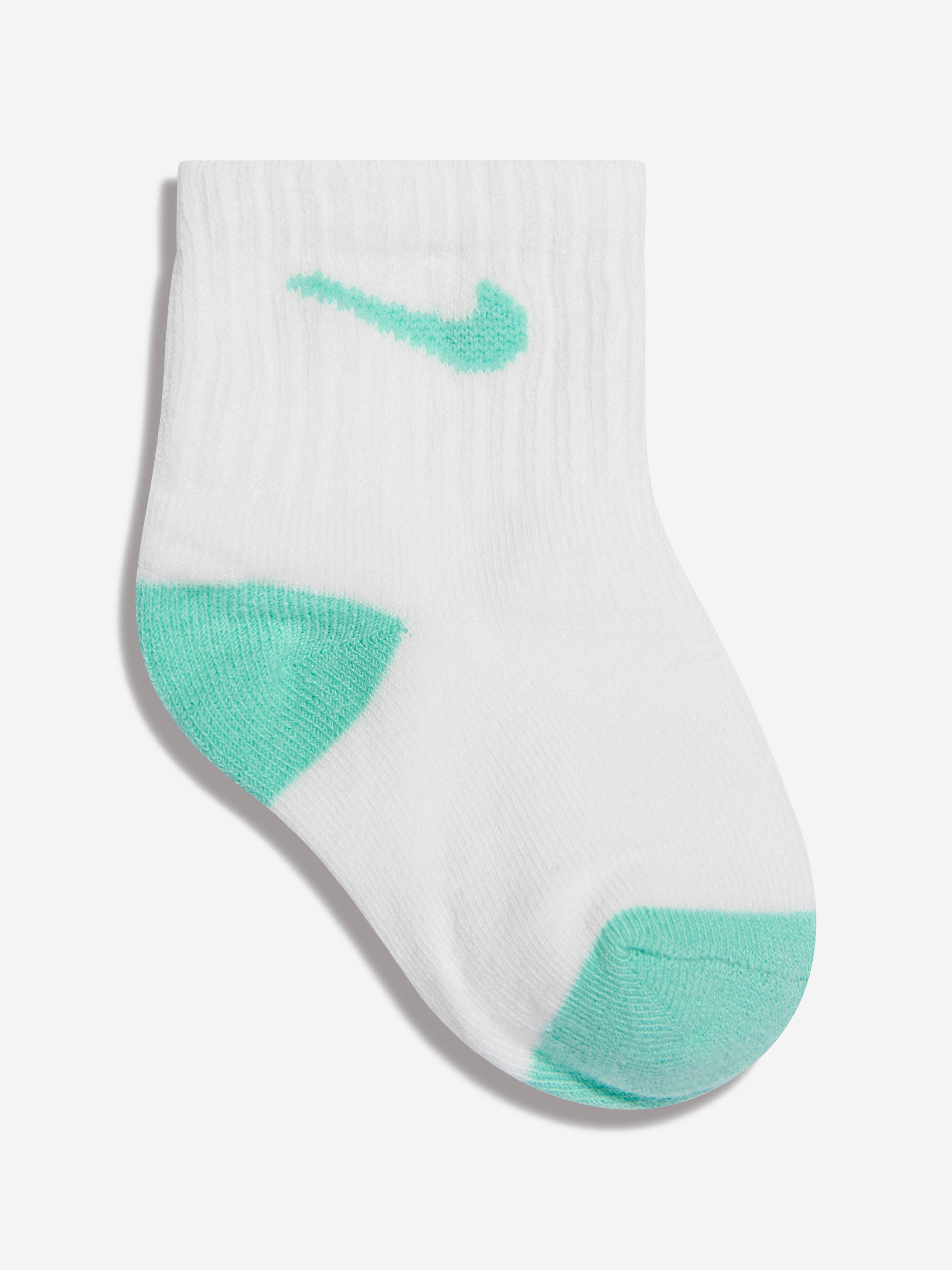 Nike Girls Pop Colour 6 Pack Ankle Socks in Pink