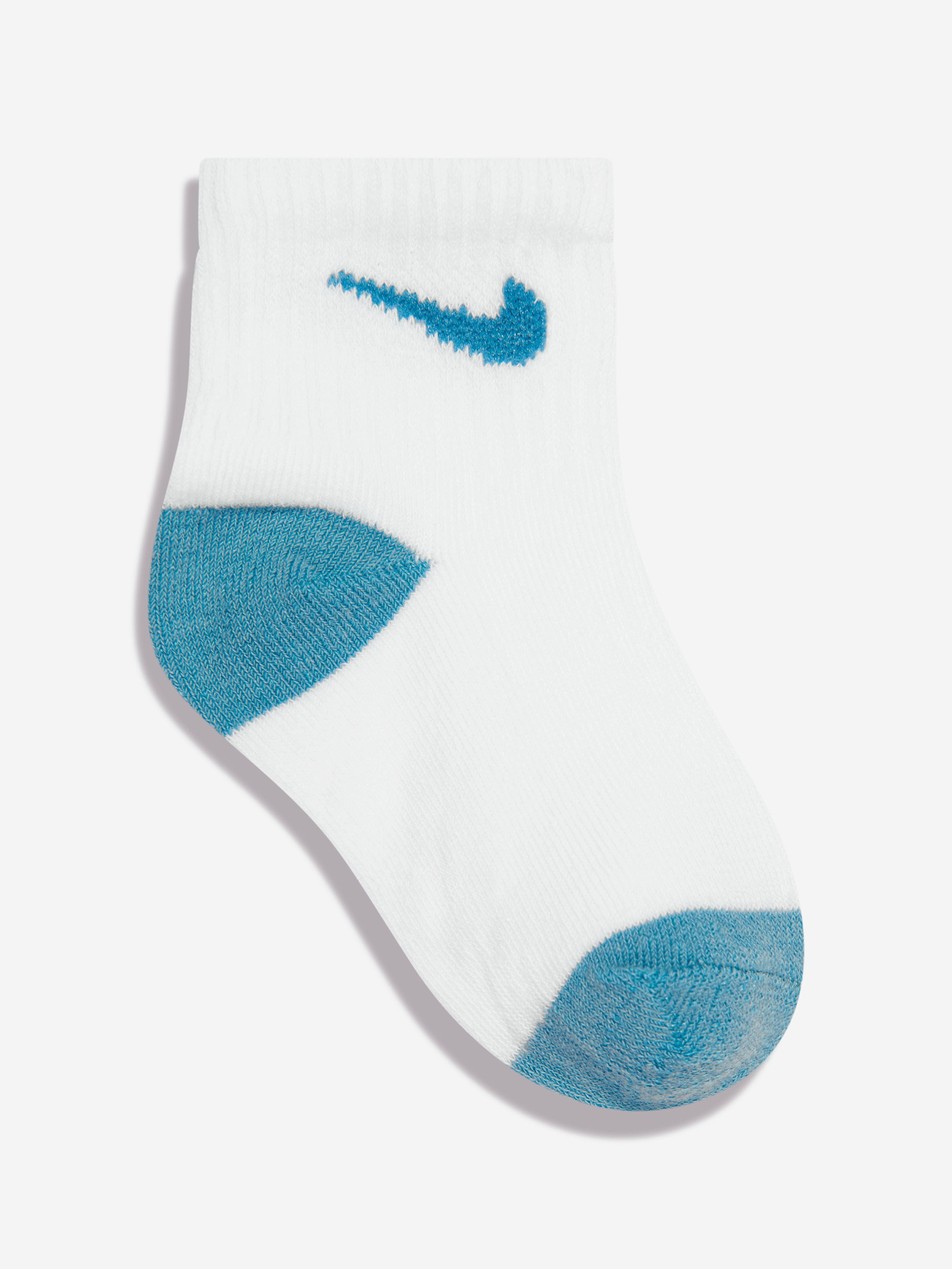 Nike Boys Pop Colour 6 Pack Ankle Socks in Blue