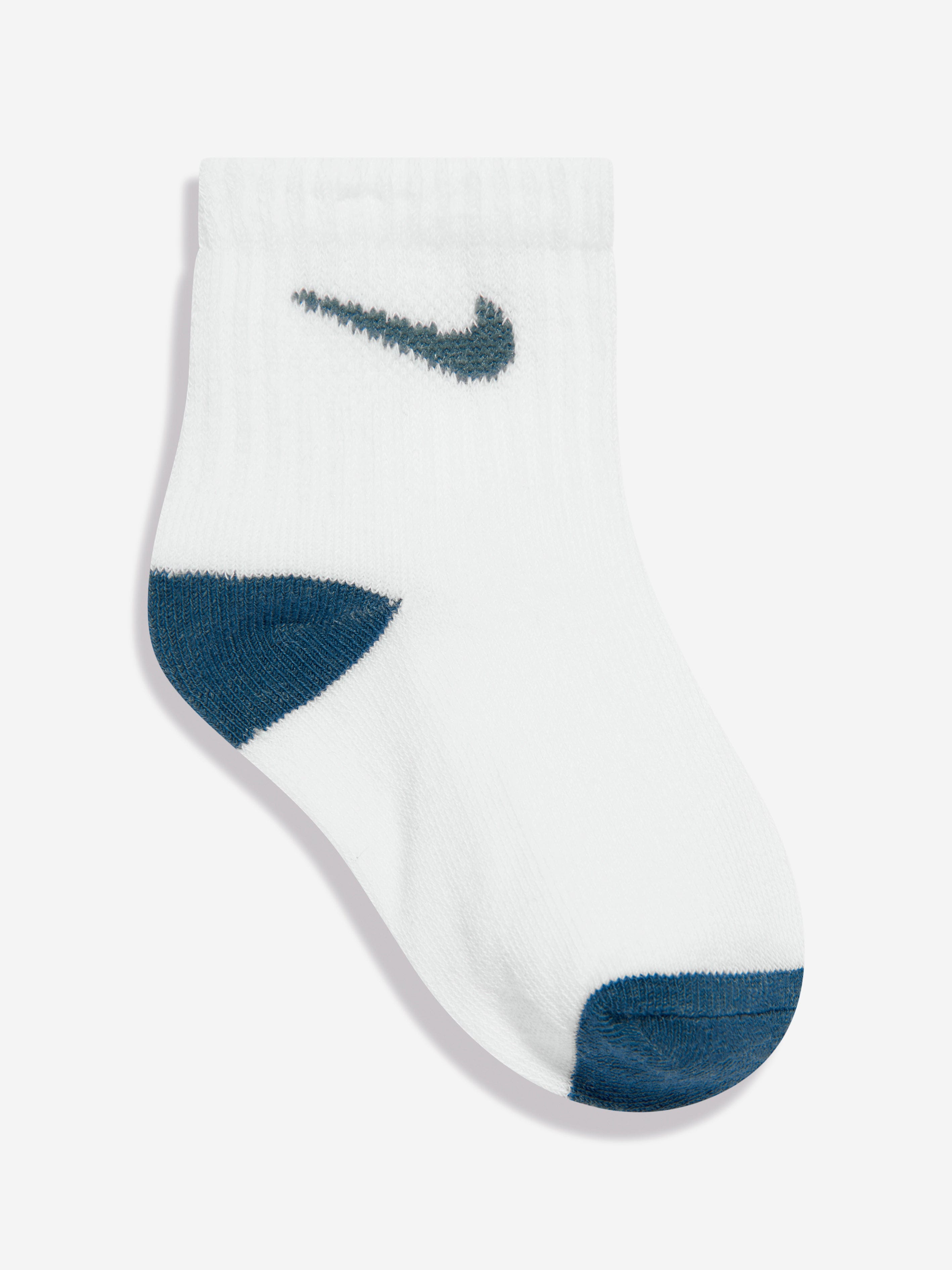 Nike Boys Pop Colour 6 Pack Ankle Socks in Blue