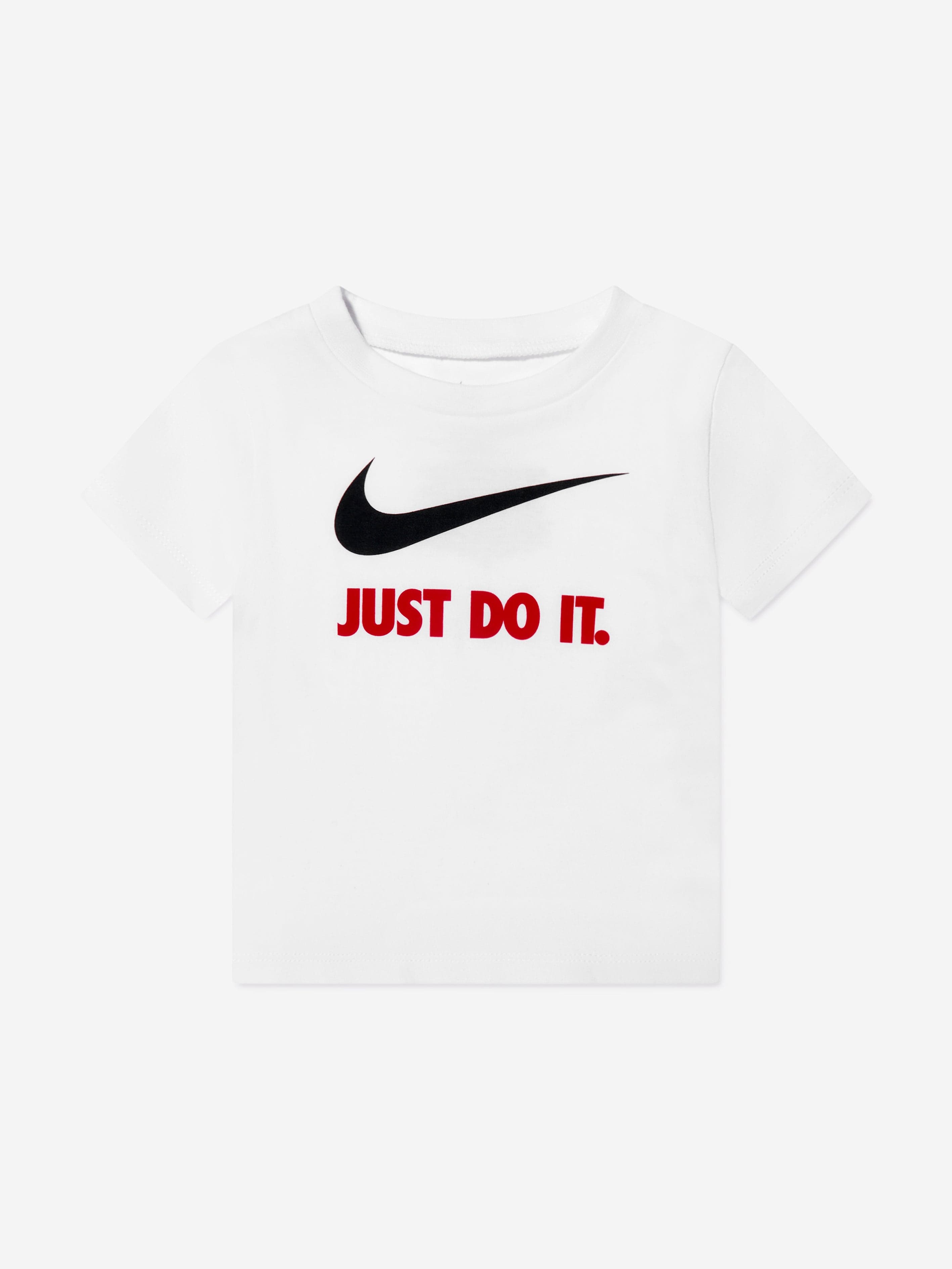 Nike Boys Swoosh JDI T-Shirt in White