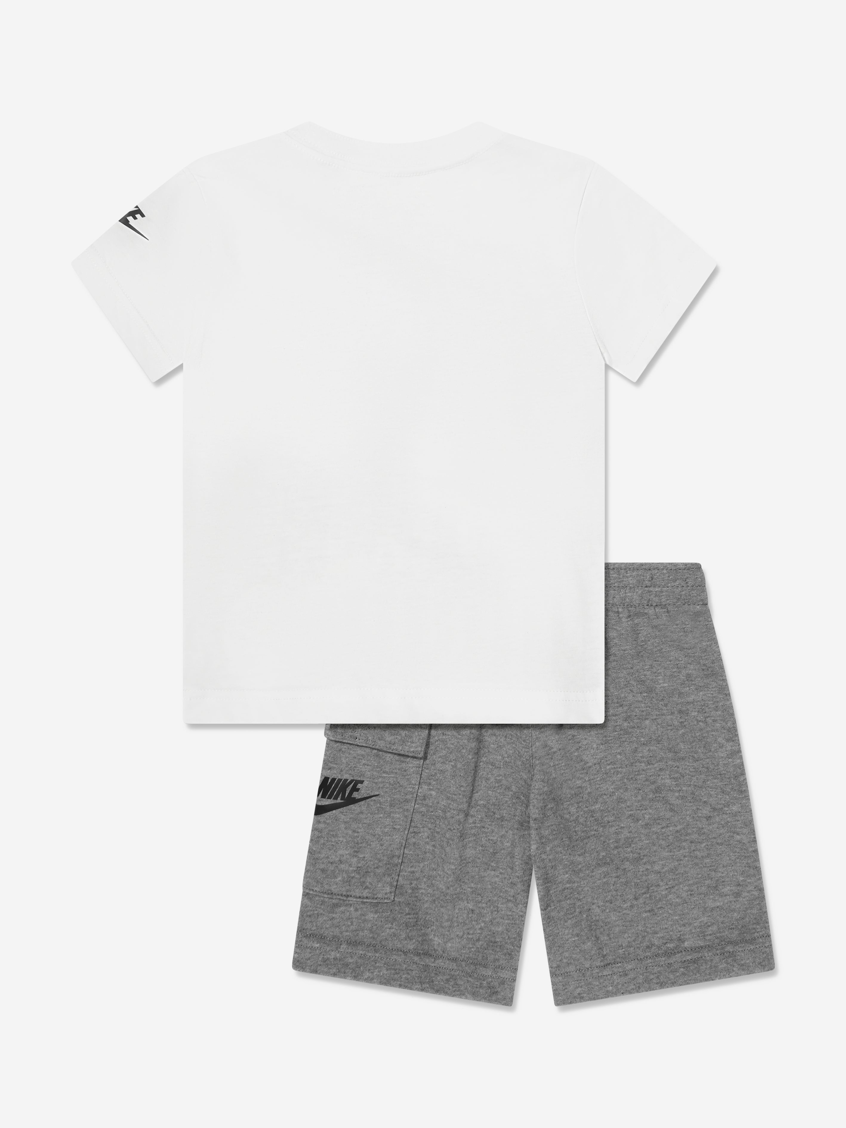 Nike Boys NSW HBR Cargo Shorts Set in Grey