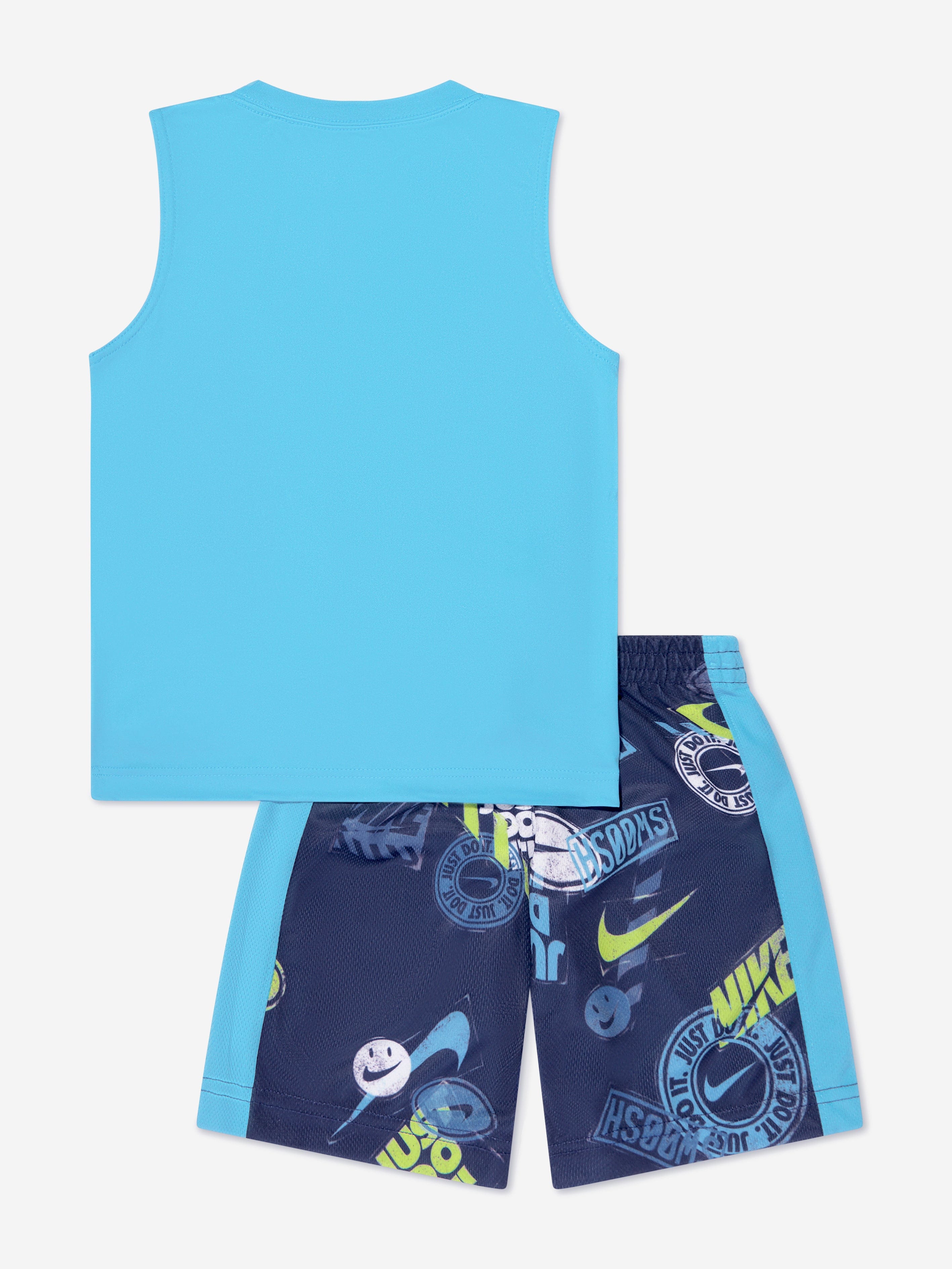 Nike Boys Wild Air Muscle Shorts Set in Blue