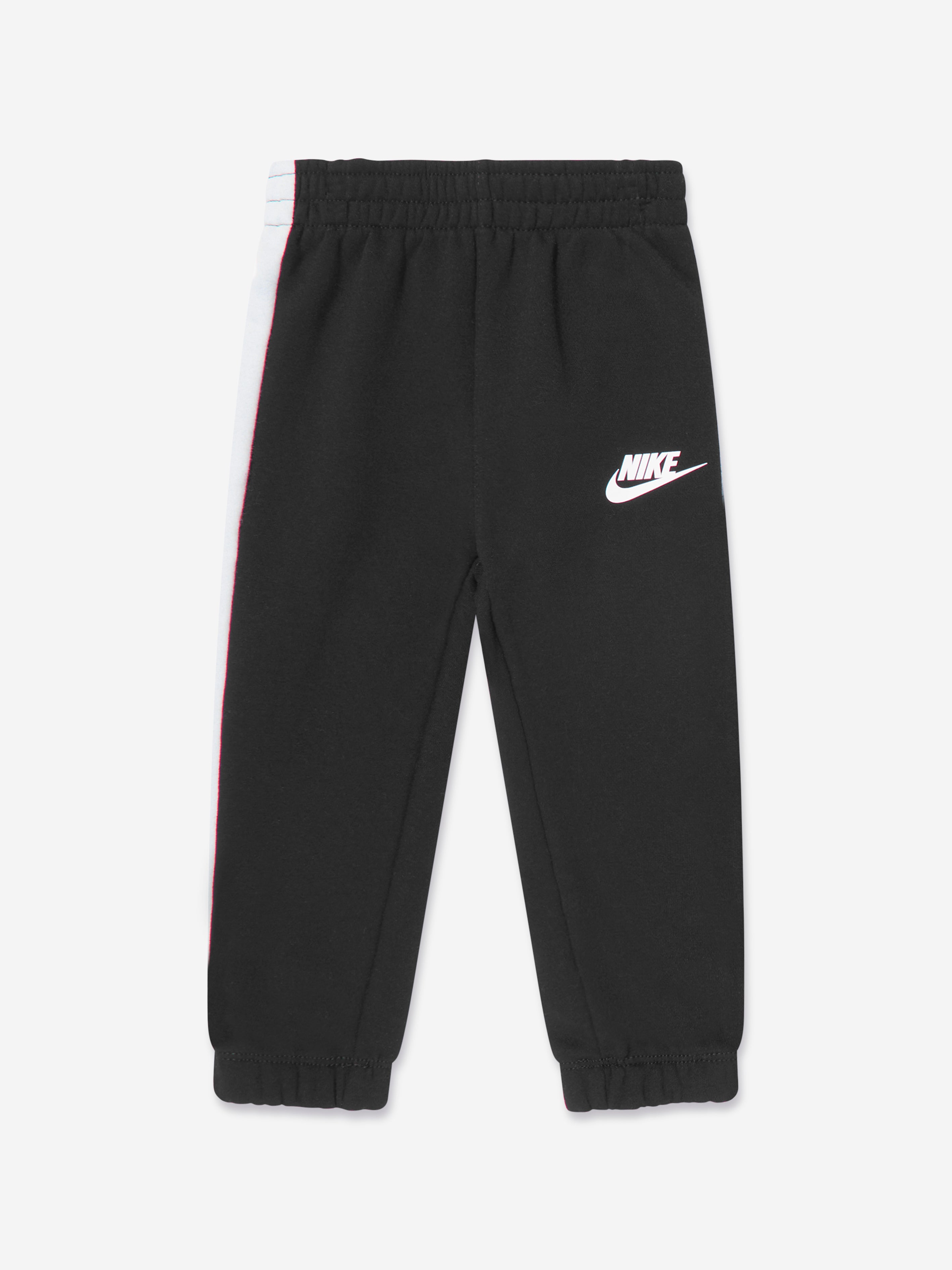 Nike Boys Oversized Futura Crew Tracksuit in Black