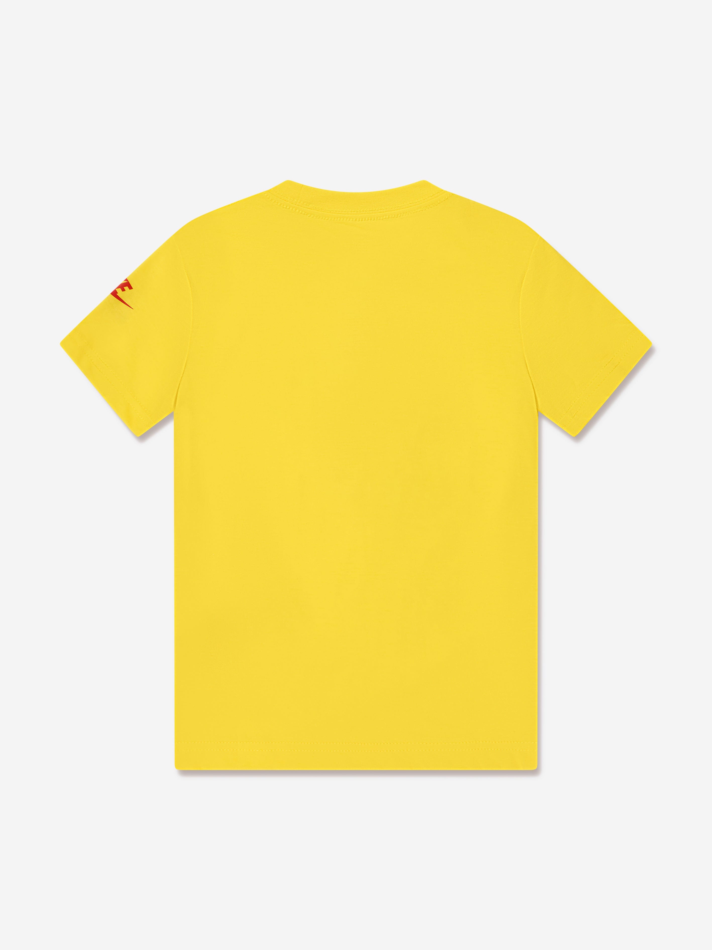 Nike Boys Wave Futura T-Shirt in Yellow