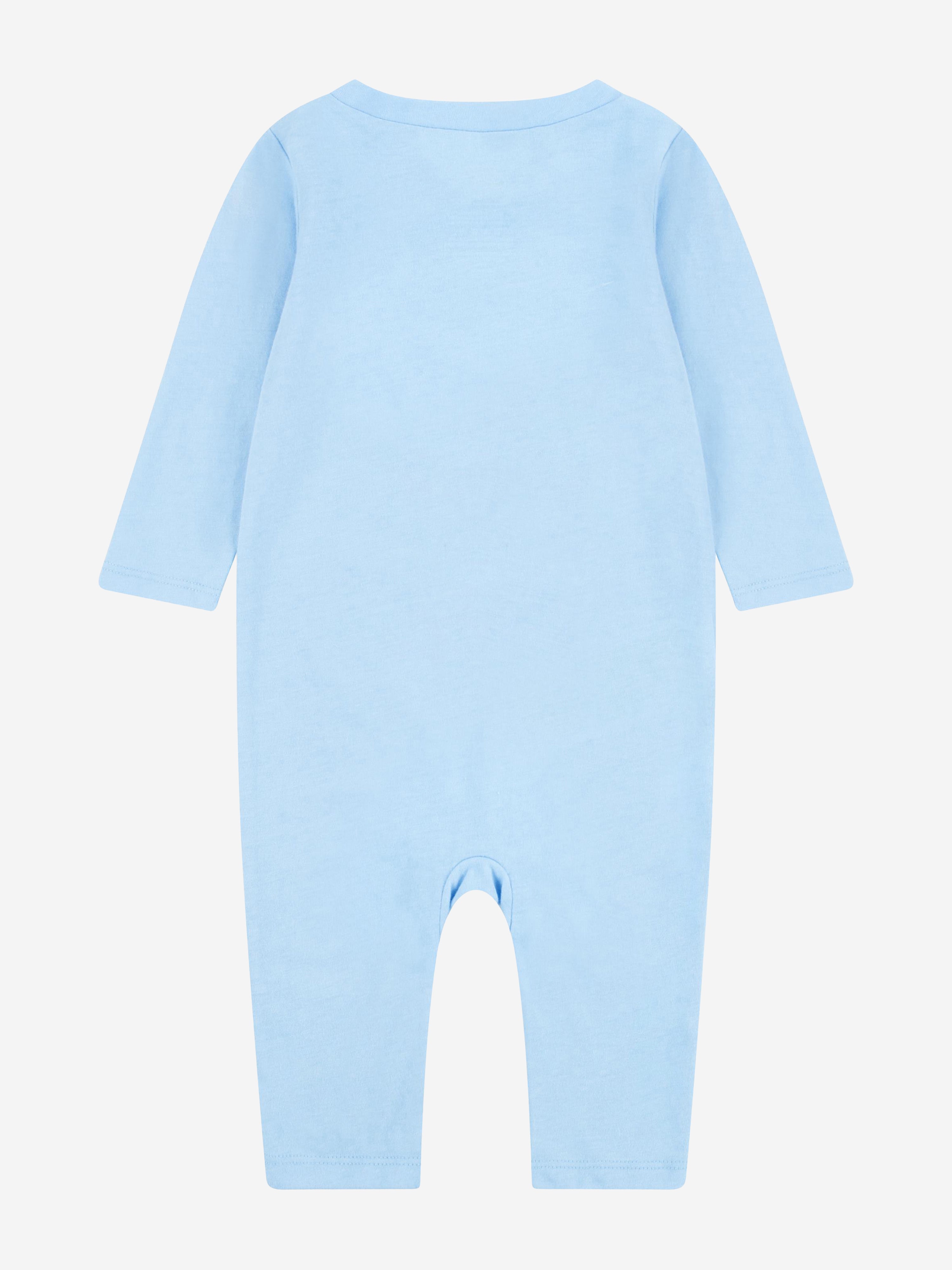 Nike Baby Boys Logo Romper in Blue