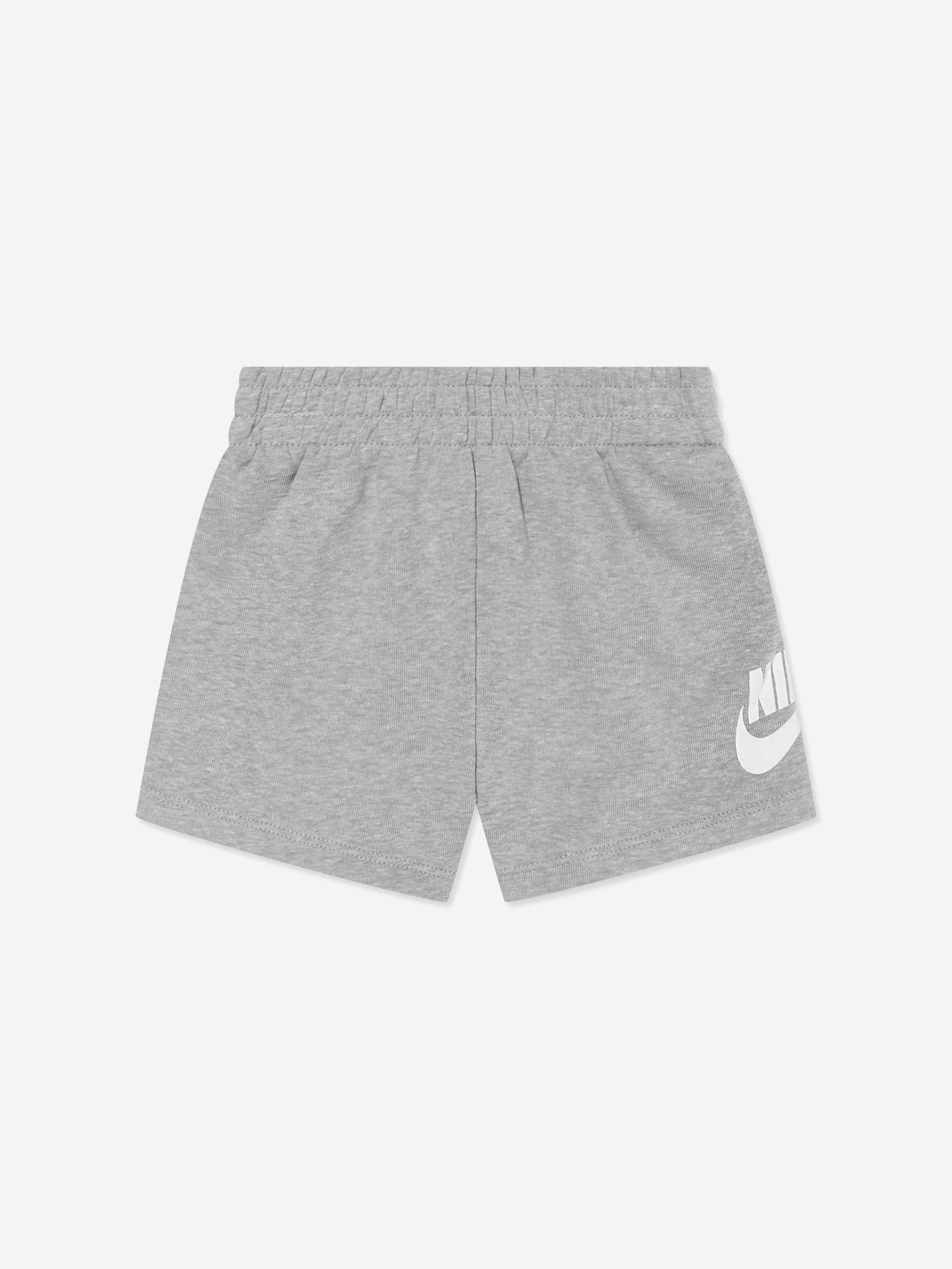 Nike Boys Club T-Shirt And Shorts Set in Grey