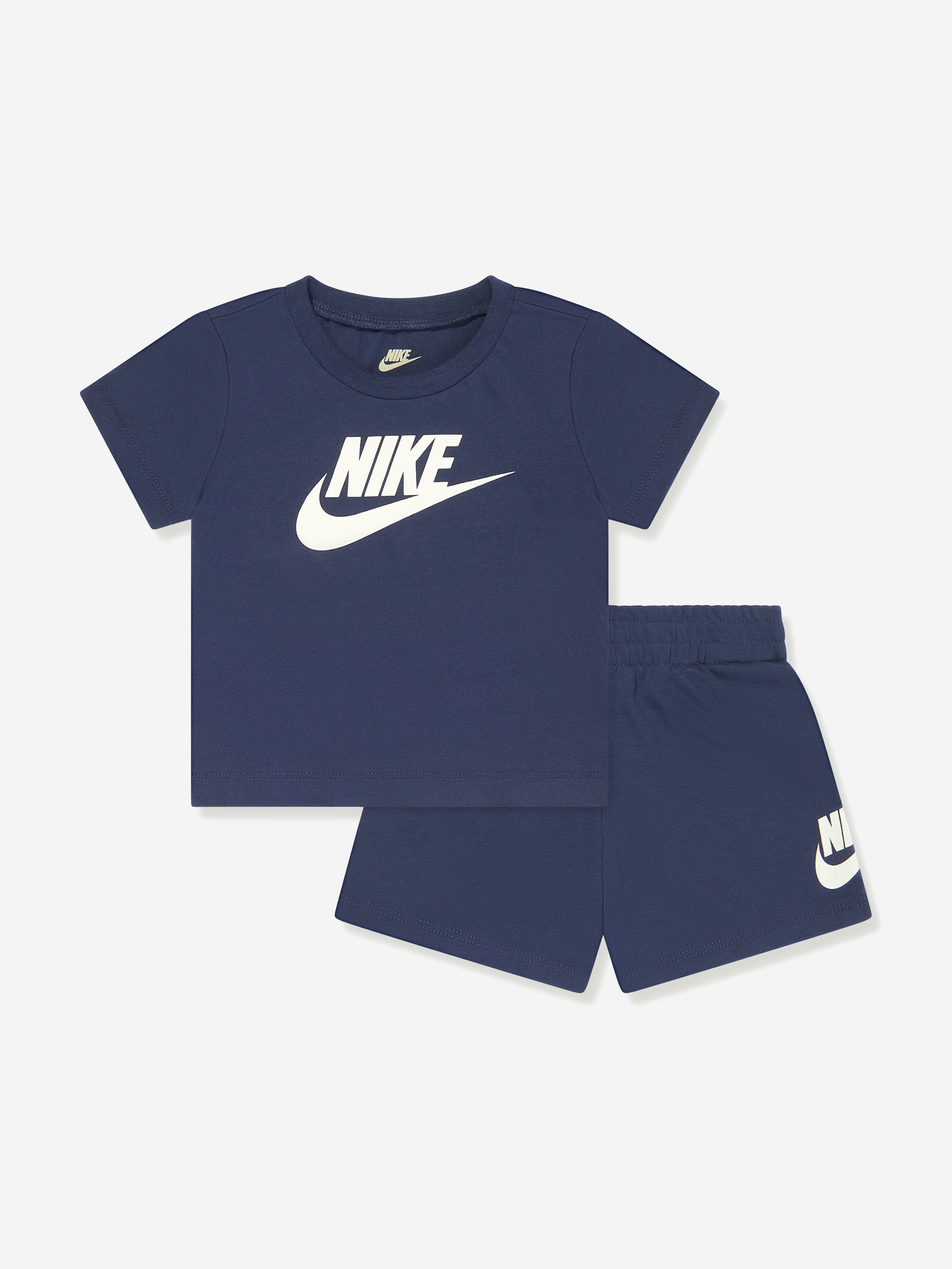 Nike Boys Club T-Shirt And Shorts Set in Navy