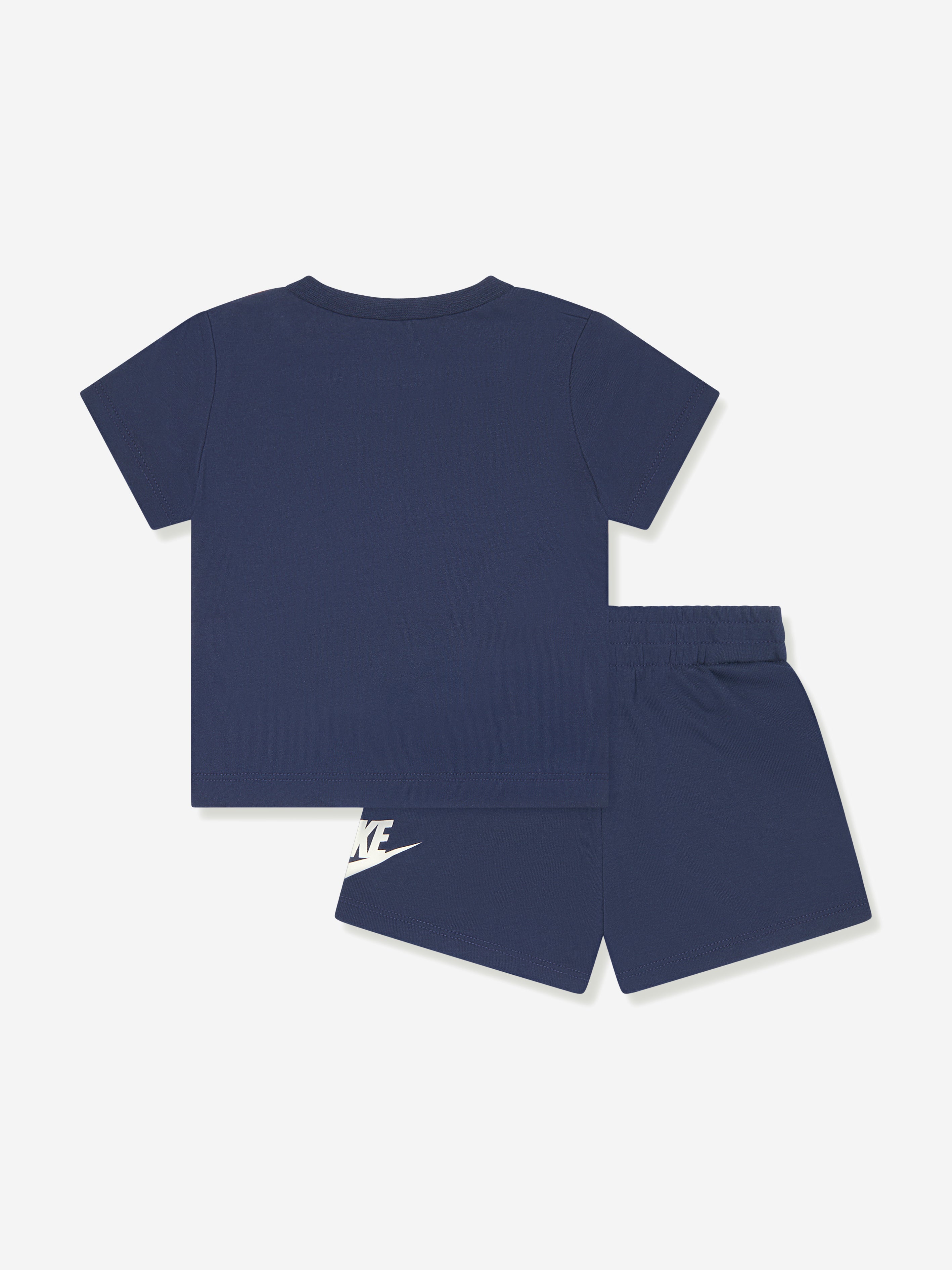 Nike Boys Club T-Shirt And Shorts Set in Navy