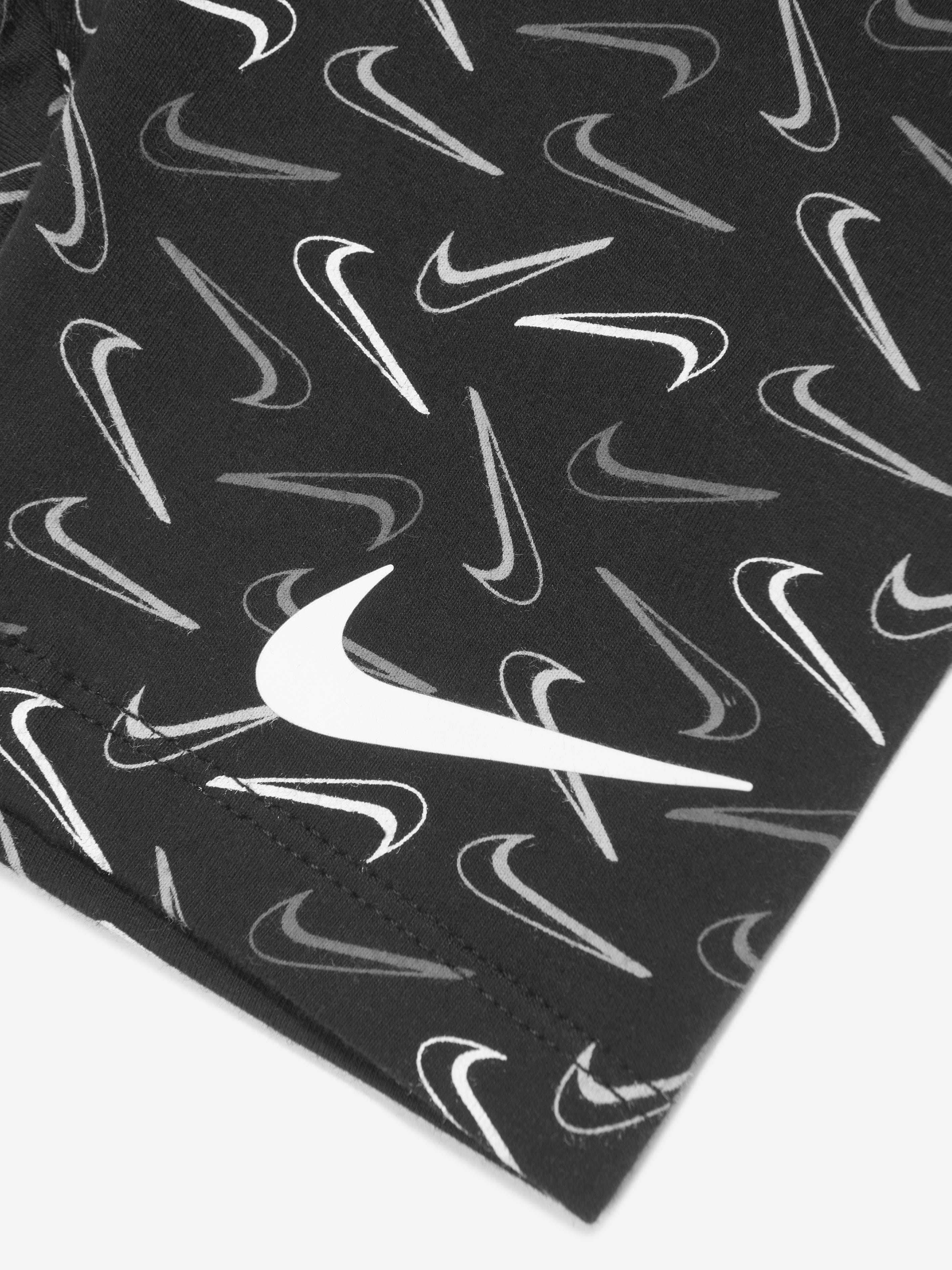 Nike Girls Swoosh Logo Bike Shorts in Black