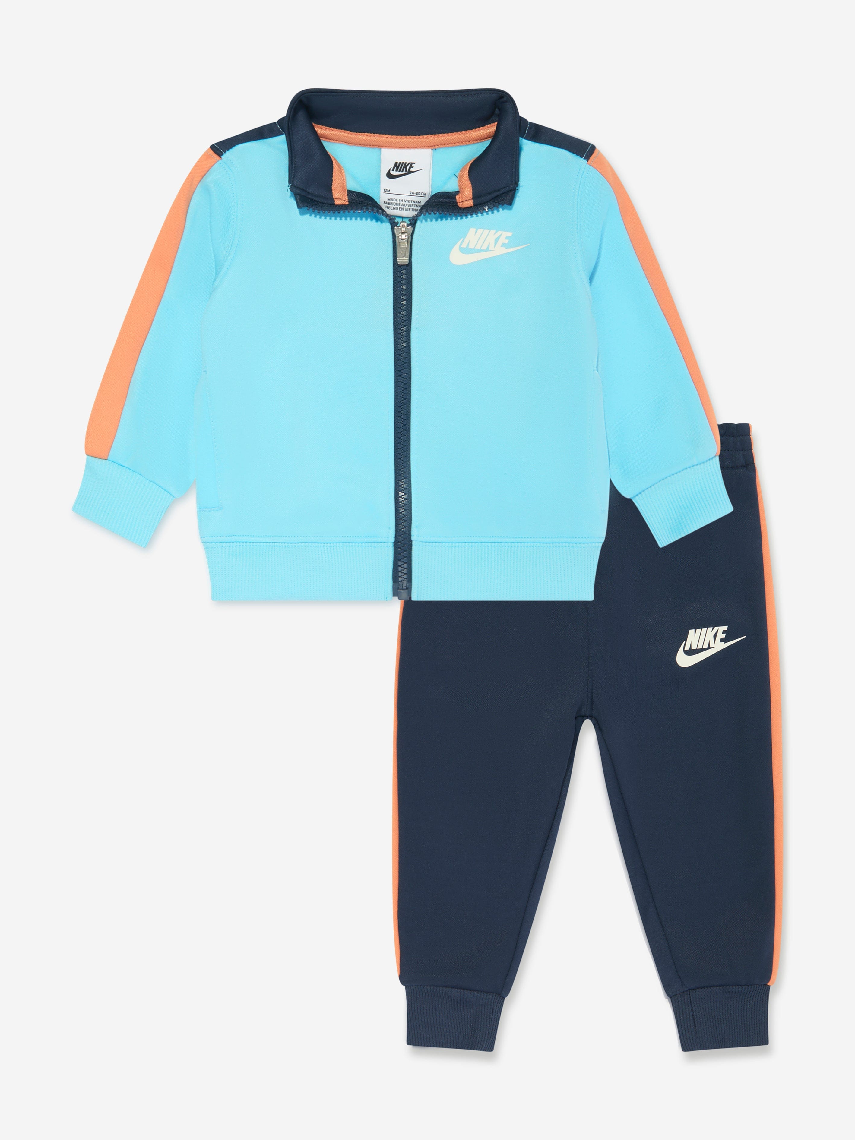 Nike Boys NSW Tricot Tacksuit in Navy