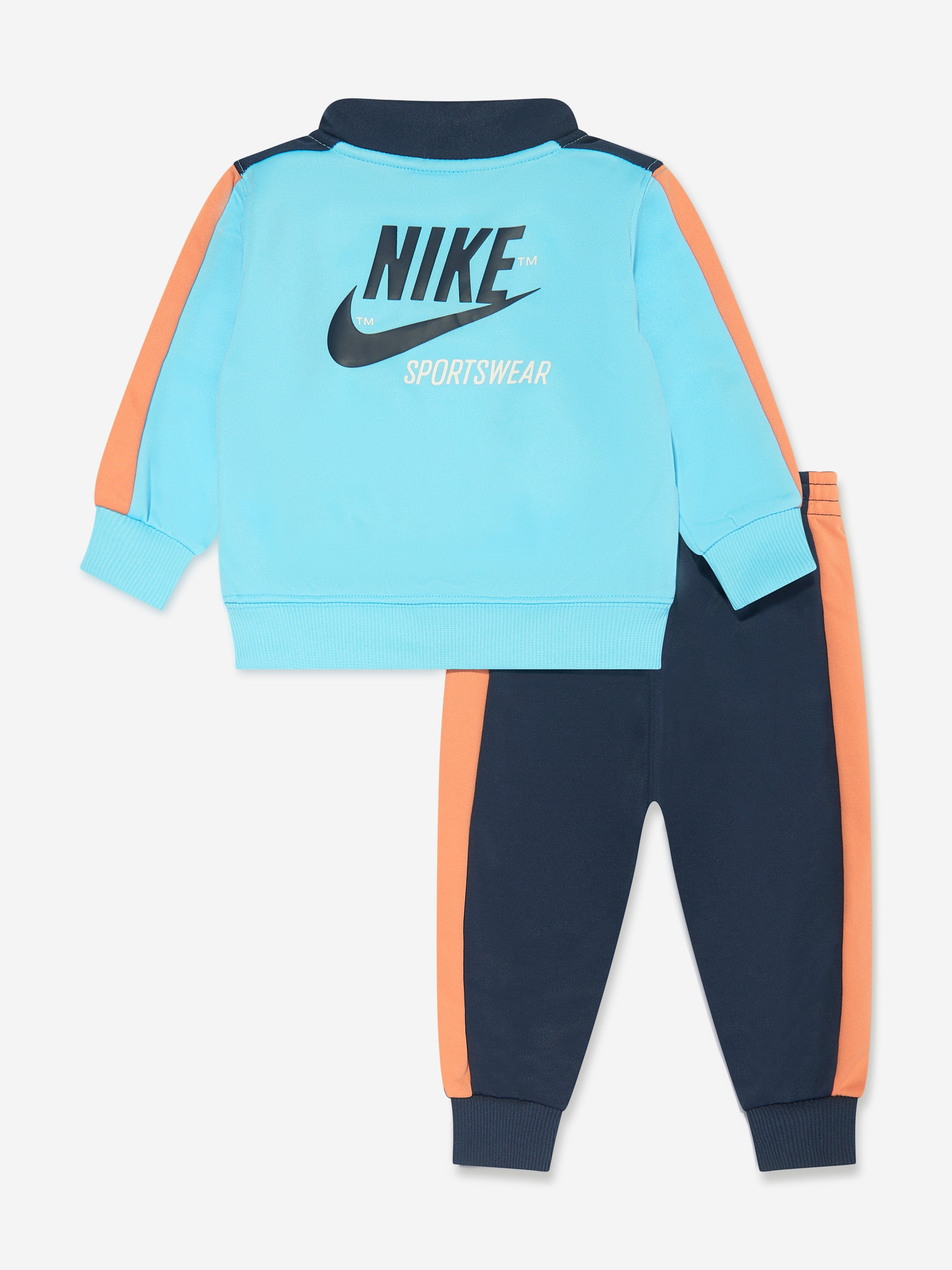 Nike Boys NSW Tricot Tacksuit in Navy