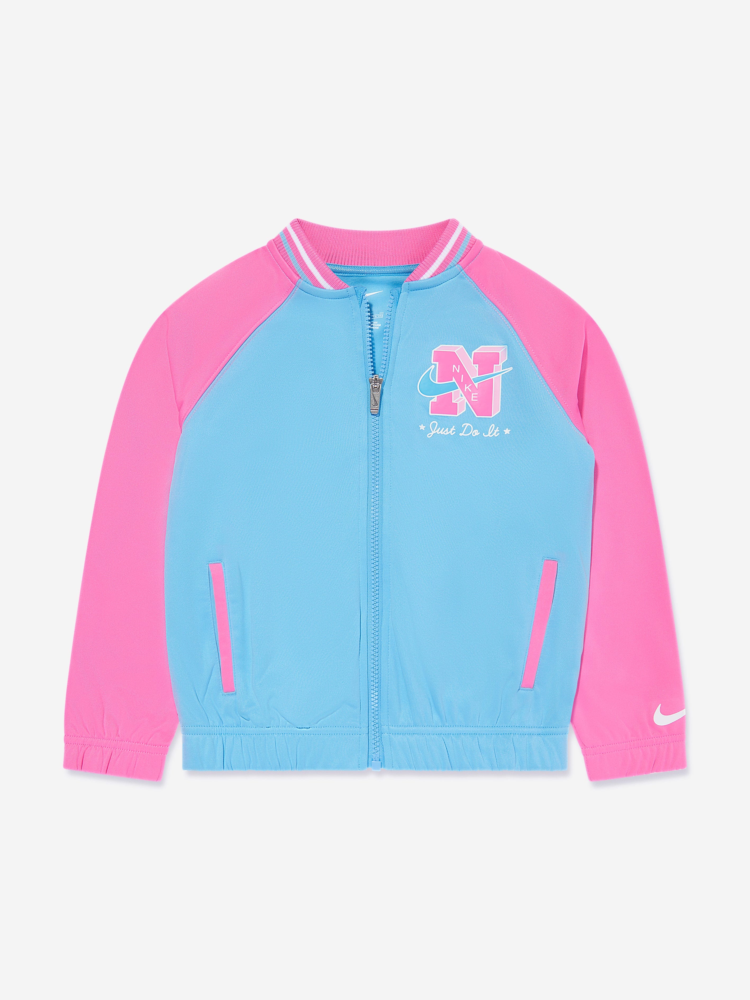 Nike Girls NSW Next Gen Tracksuit in Pink