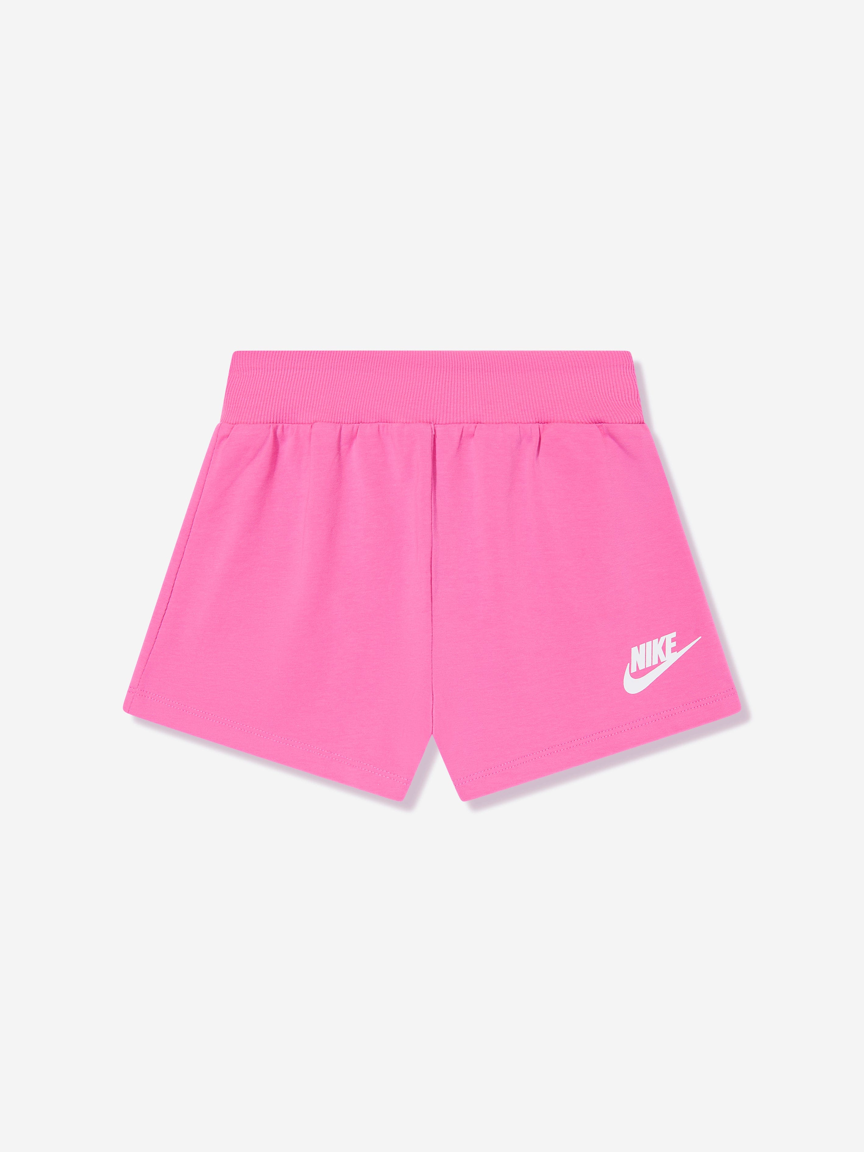 Nike Girls Jersey Shorts in Pink