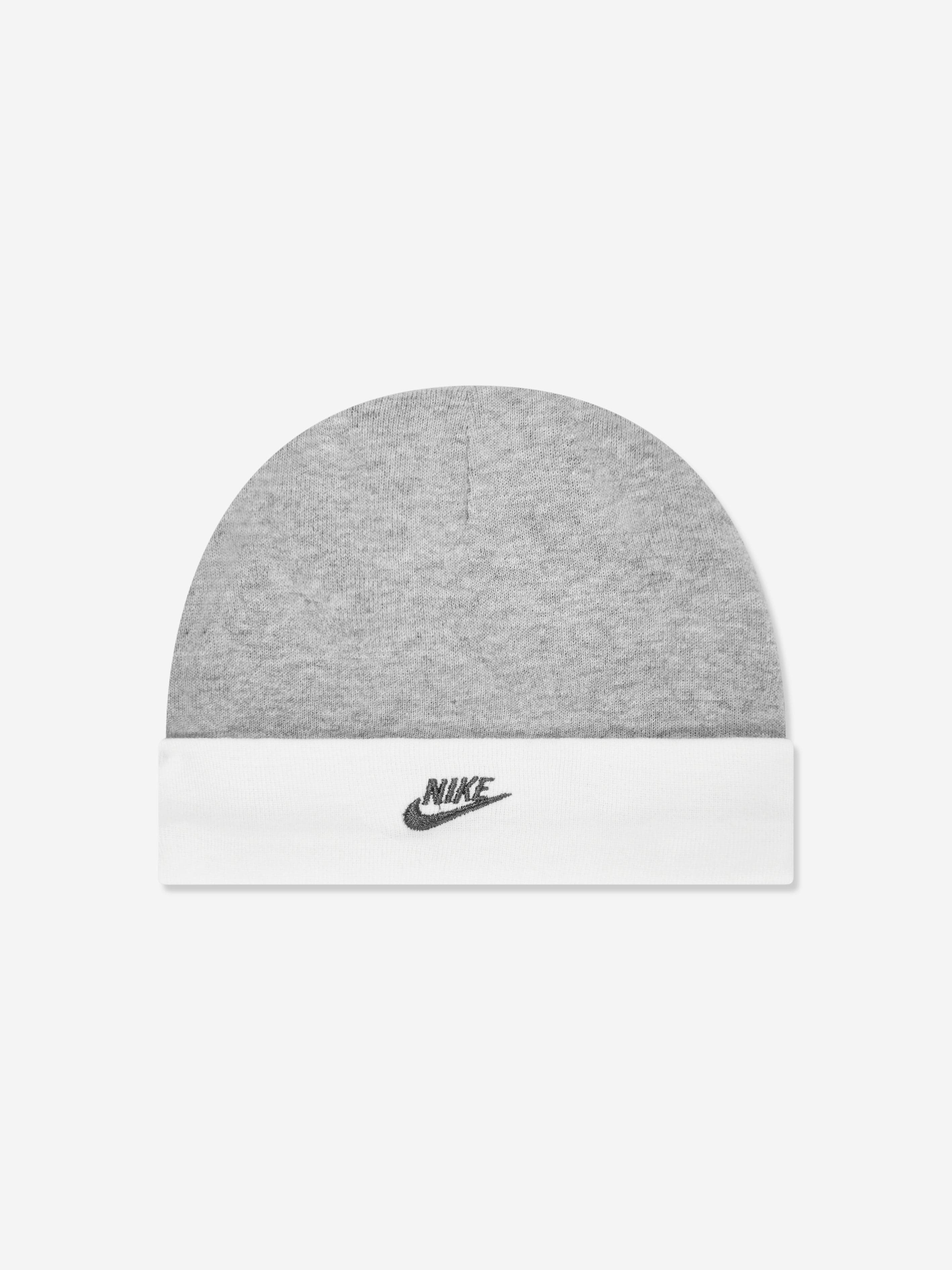 Nike Baby Boys Futura Hat and Bootie Set in Grey