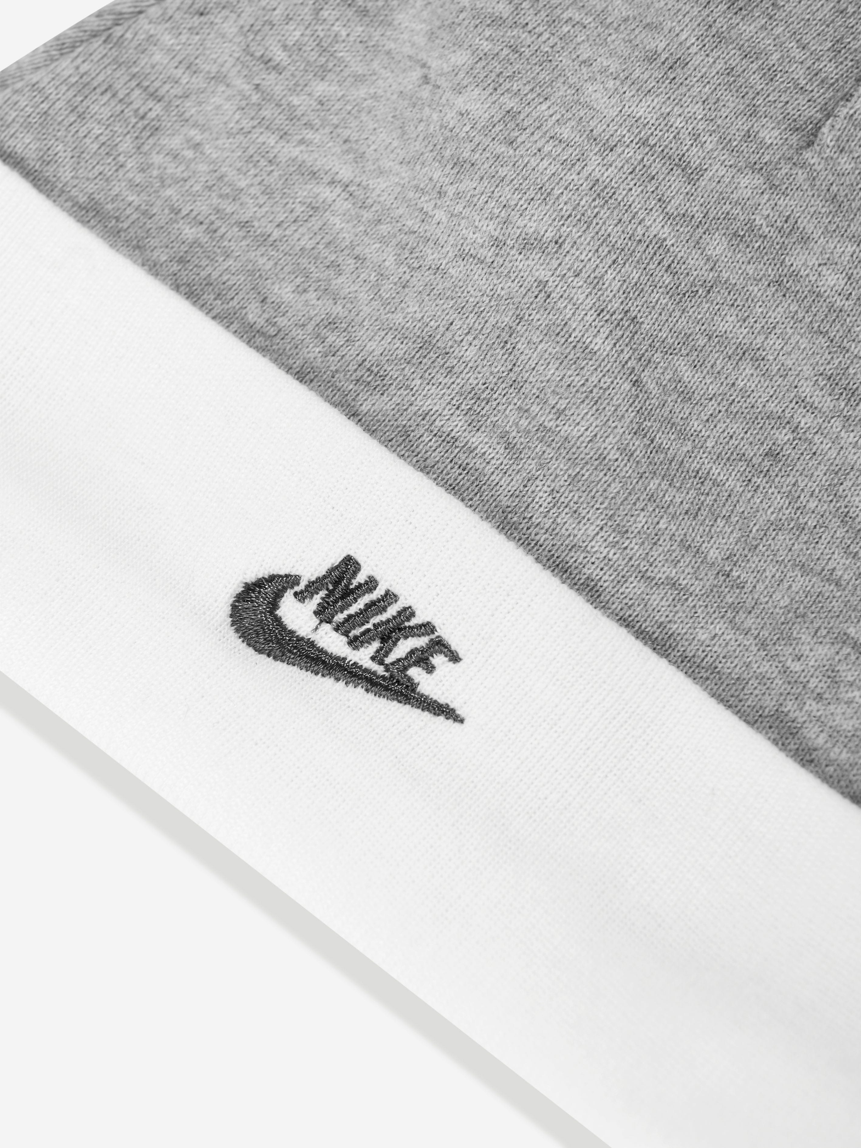 Nike Baby Boys Futura Hat and Bootie Set in Grey
