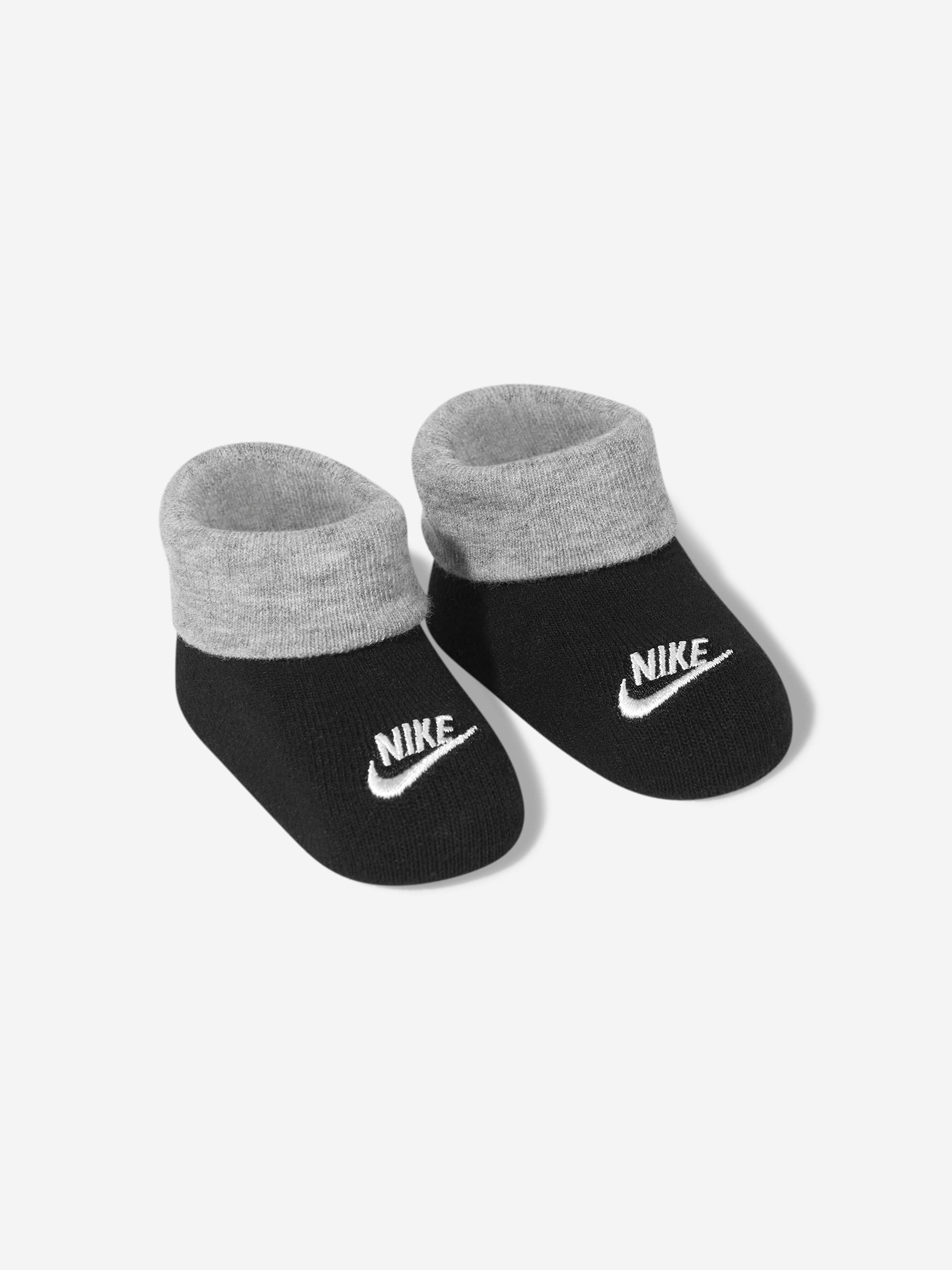Nike Baby Boys Futura Logo Bodysuit Set in Black