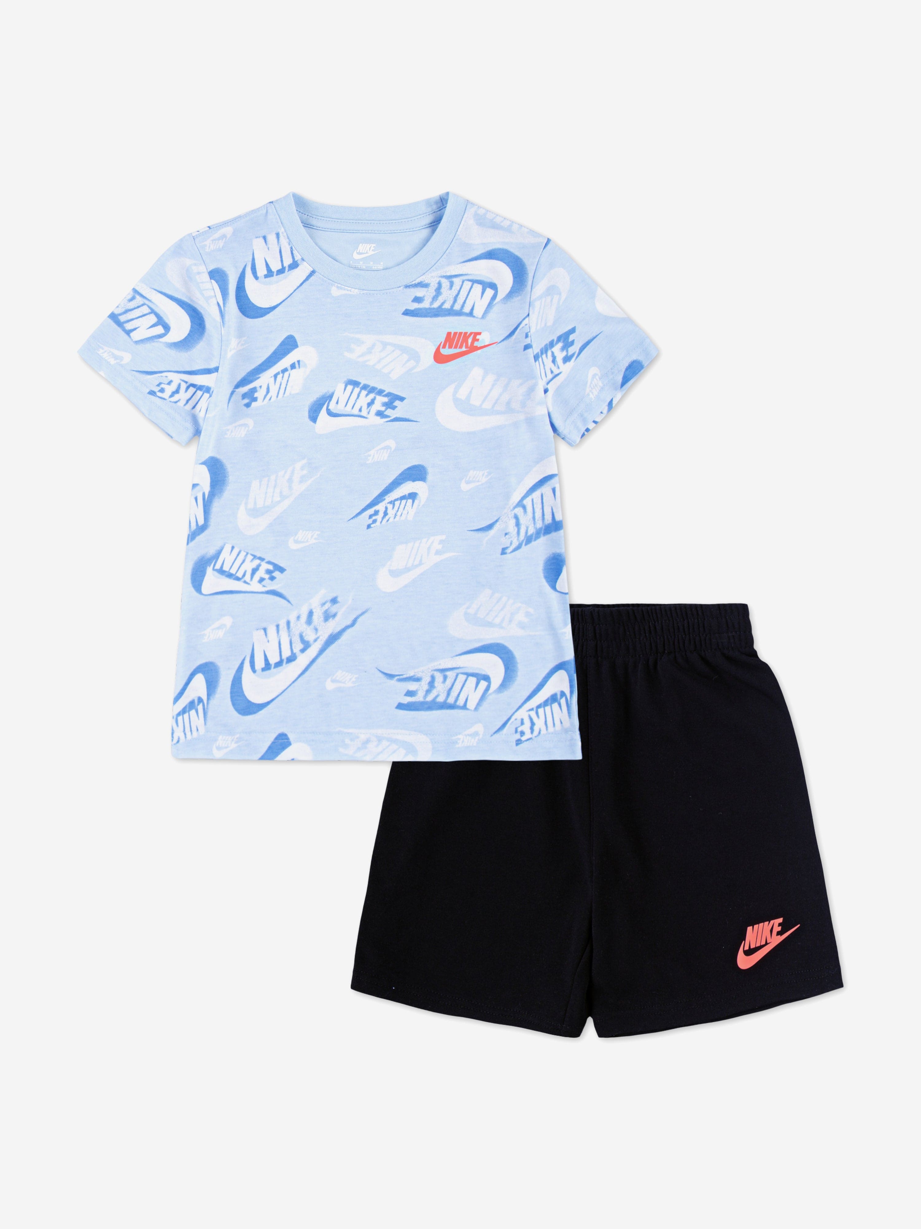 Nike Boys NSW On The Move Short Set in Black